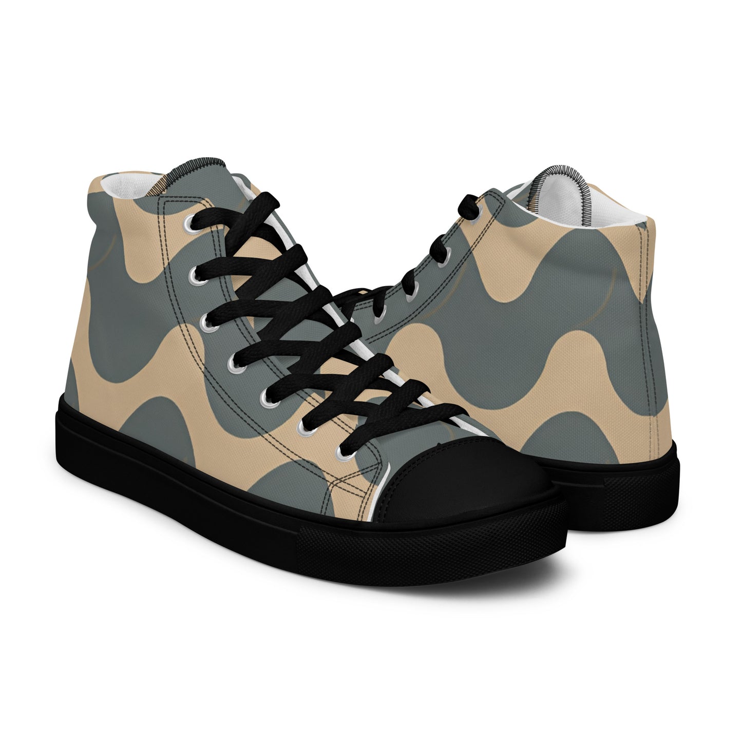 Men’s high top canvas shoes