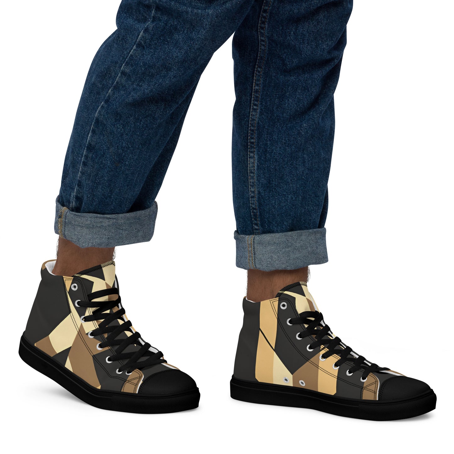 Men’s high top canvas shoes