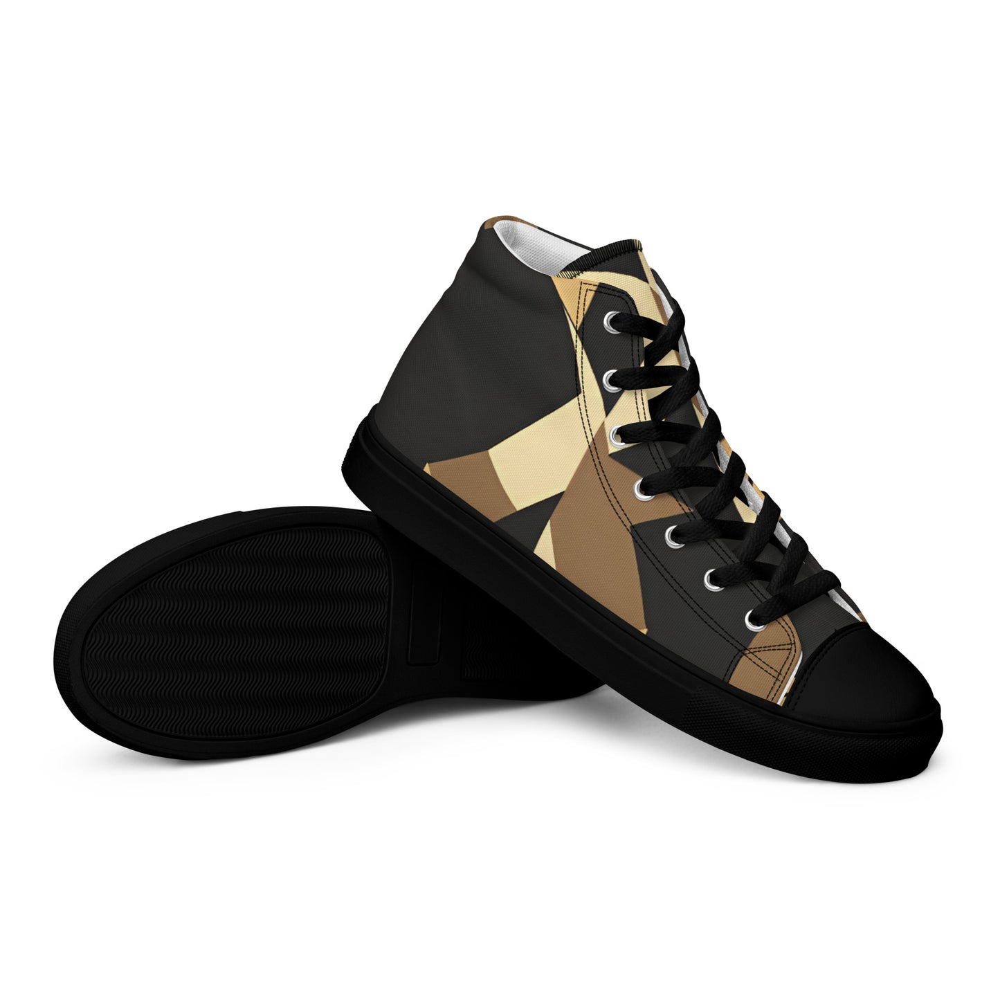 Men’s high top canvas shoes