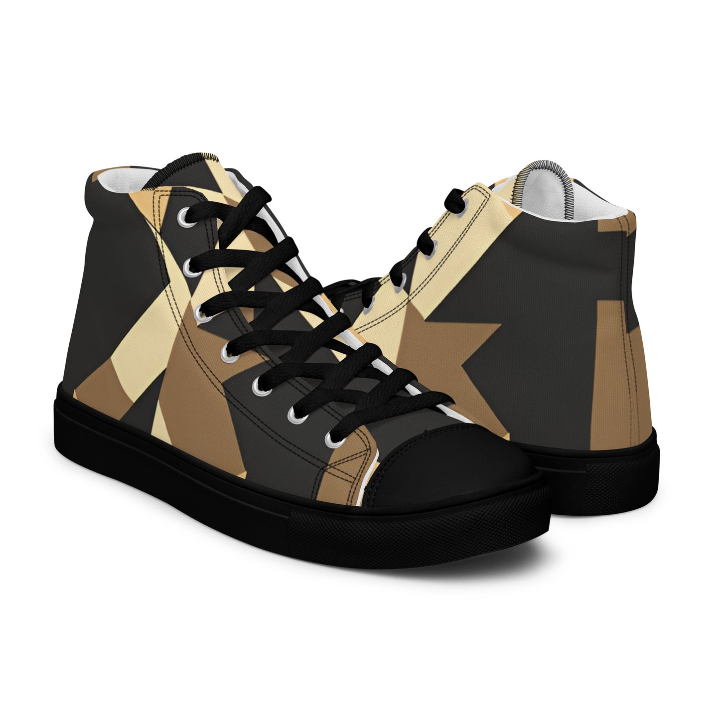 Men’s high top canvas shoes