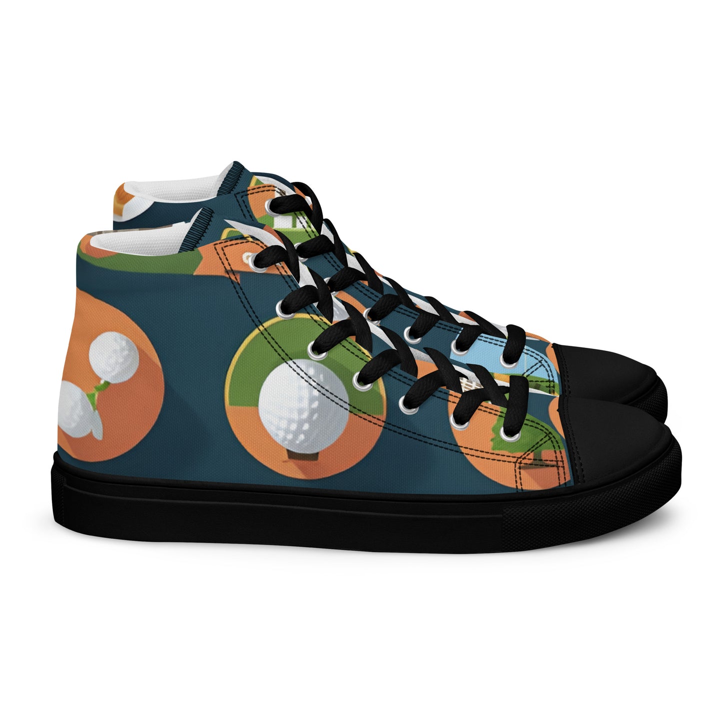 Men’s high top canvas shoes