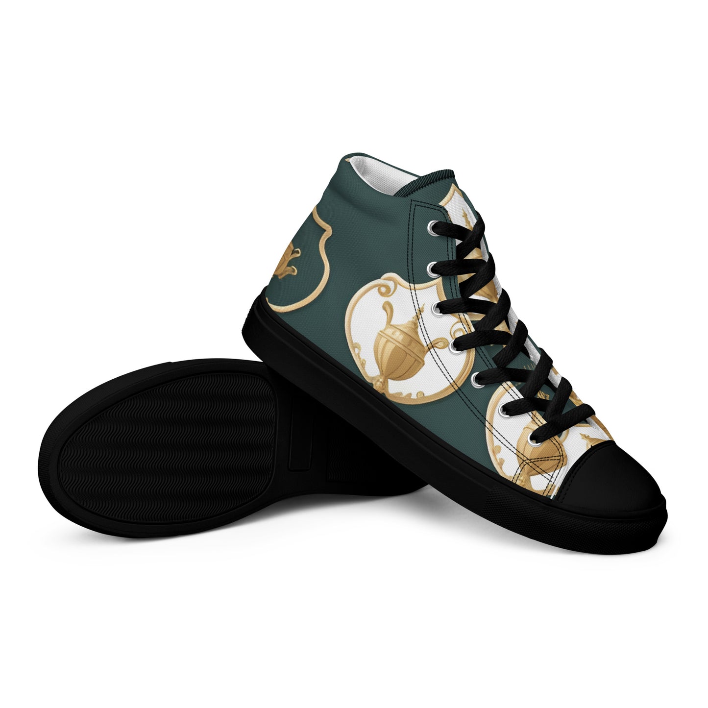 Men’s high top canvas shoes