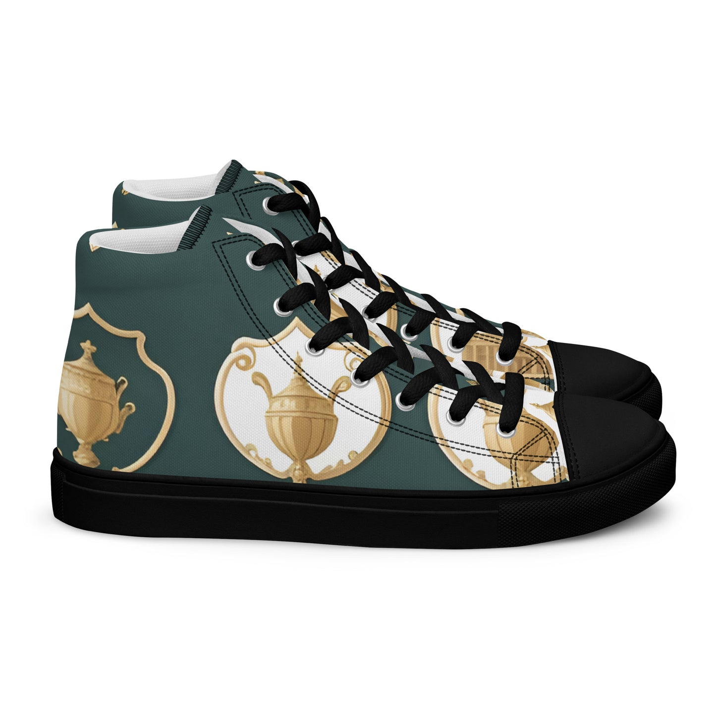 Men’s high top canvas shoes