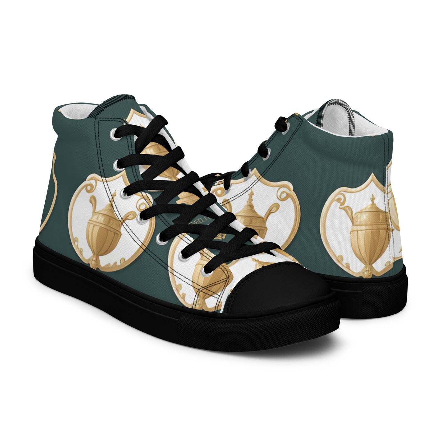 Men’s high top canvas shoes