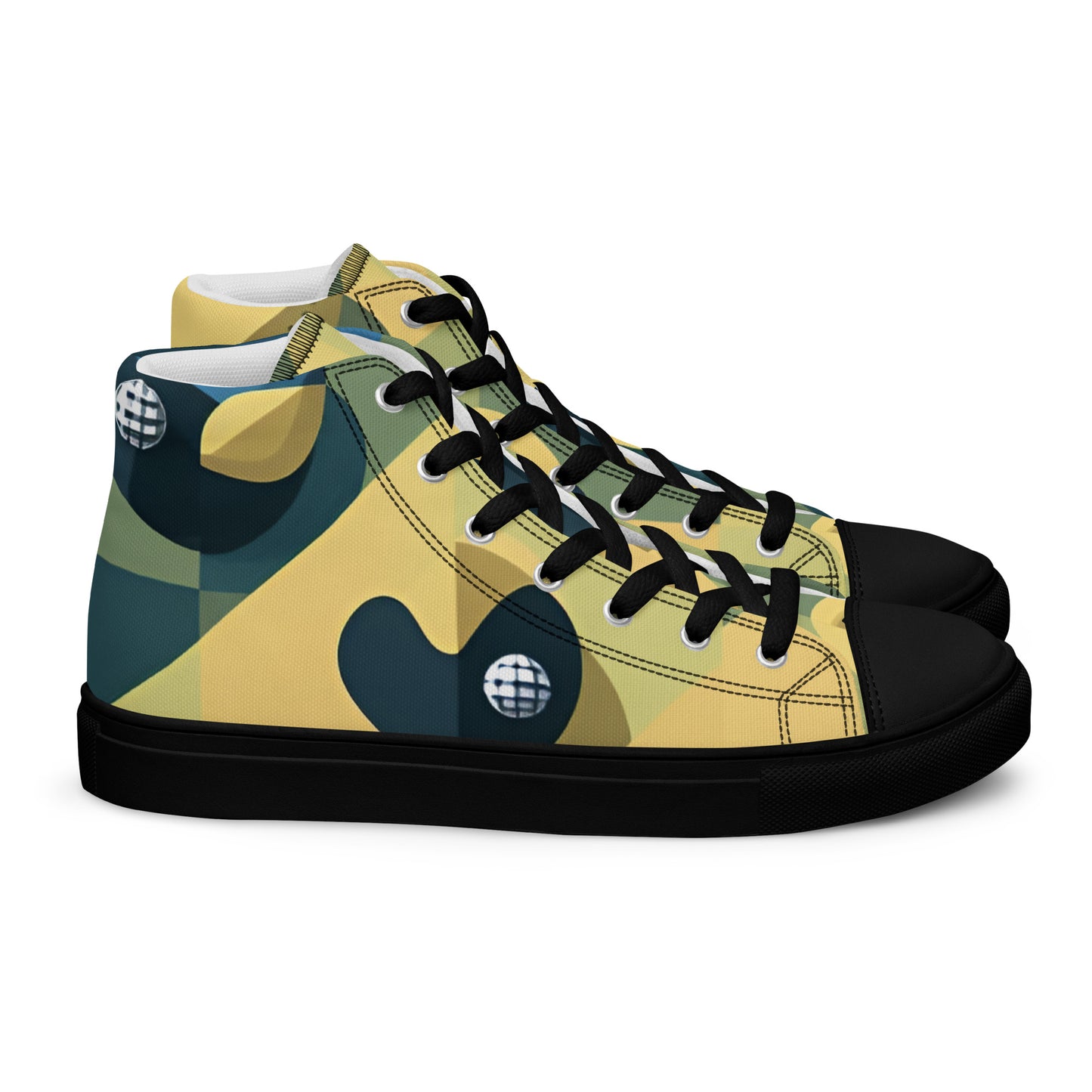 Men’s high top canvas shoes