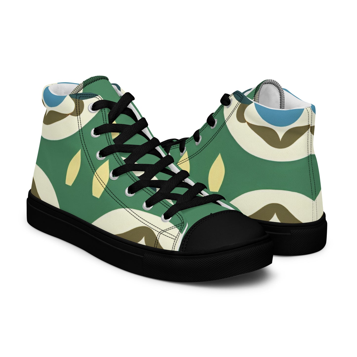 Men’s high top canvas shoes