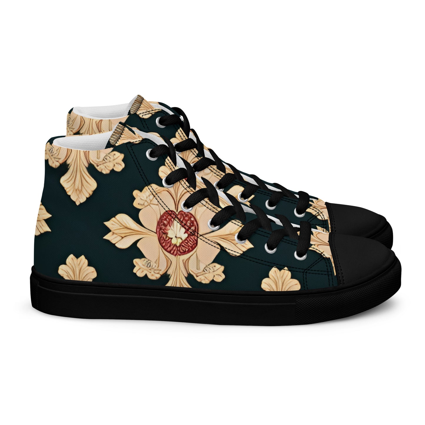 Men’s high top canvas shoes