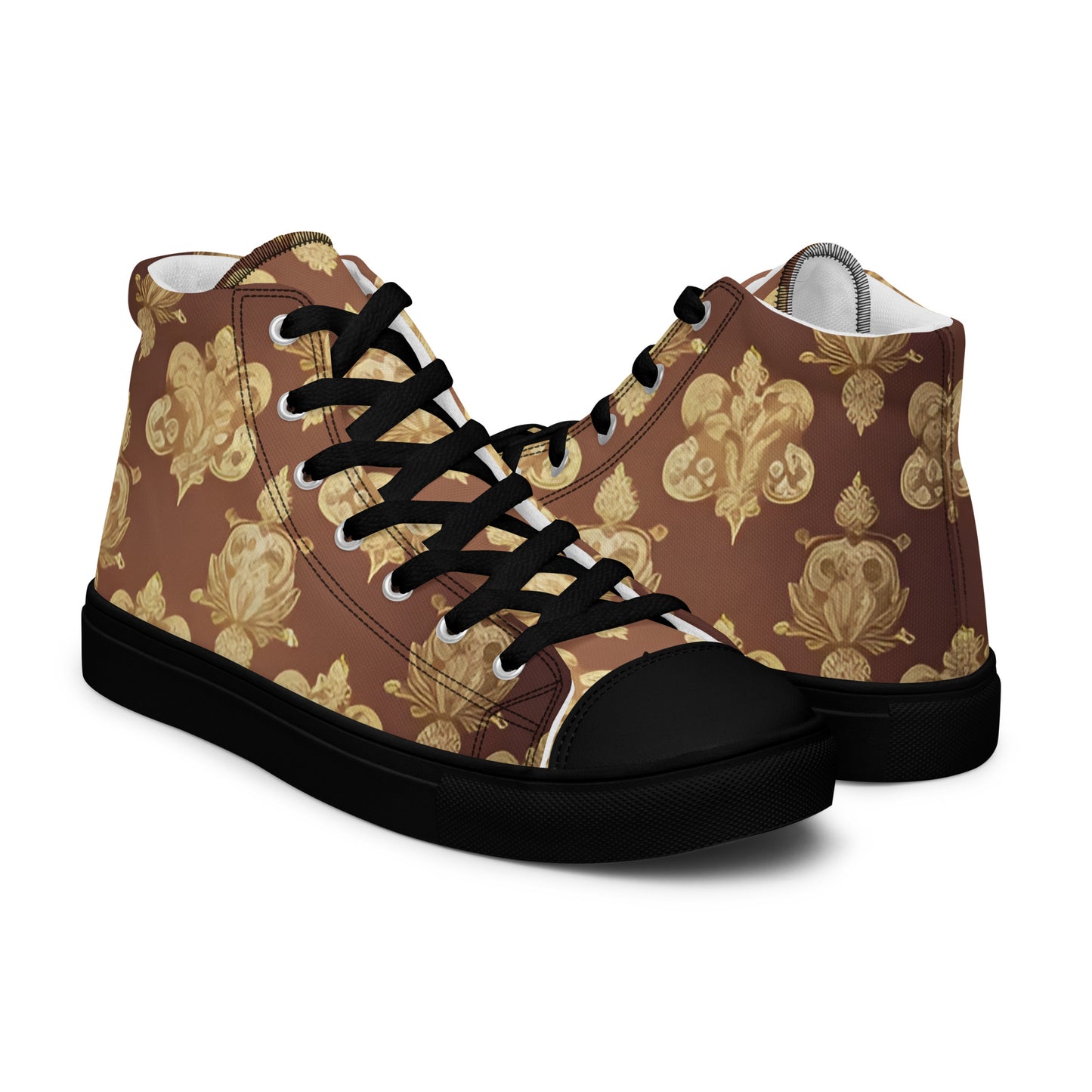 Men’s high top canvas shoes