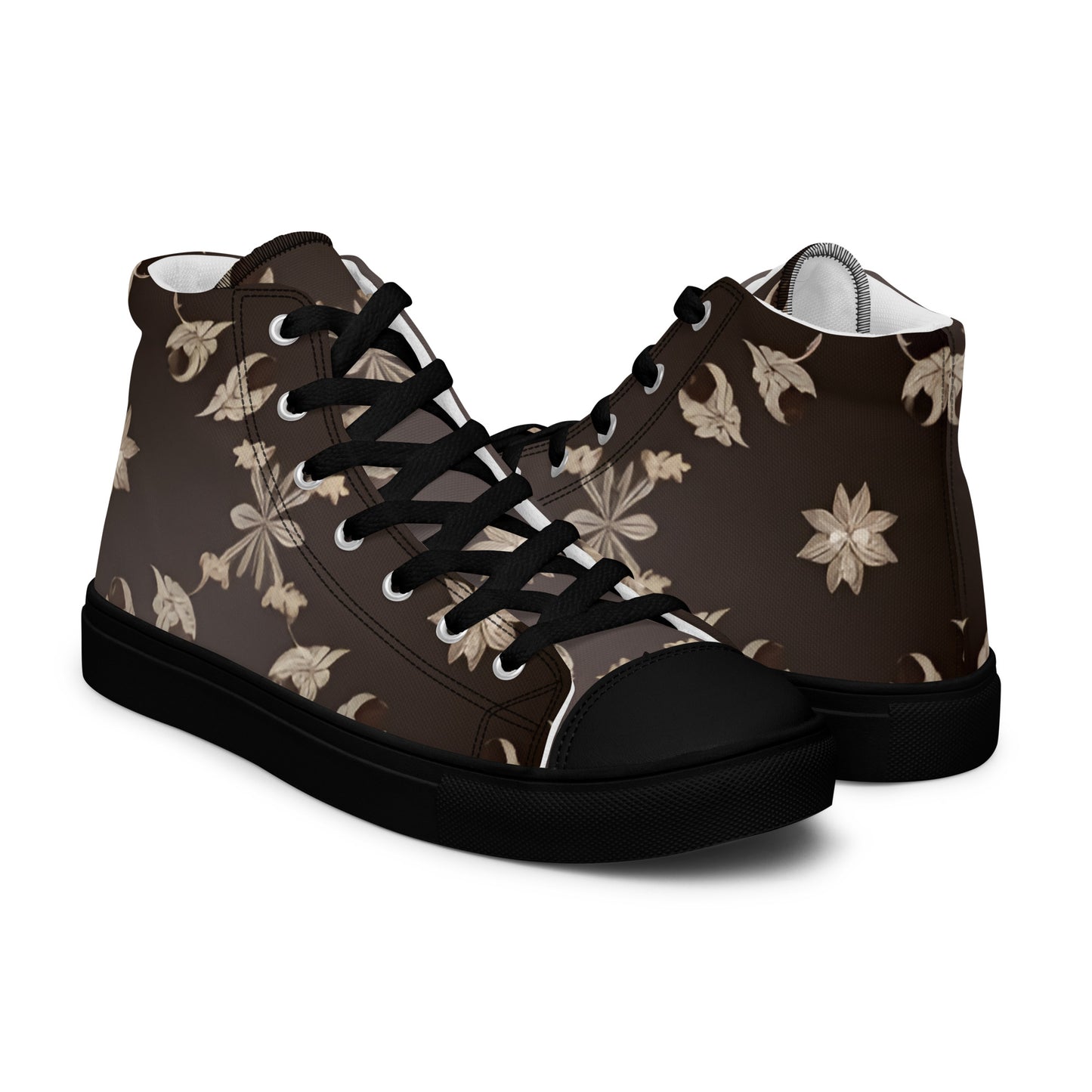 Men’s high top canvas shoes