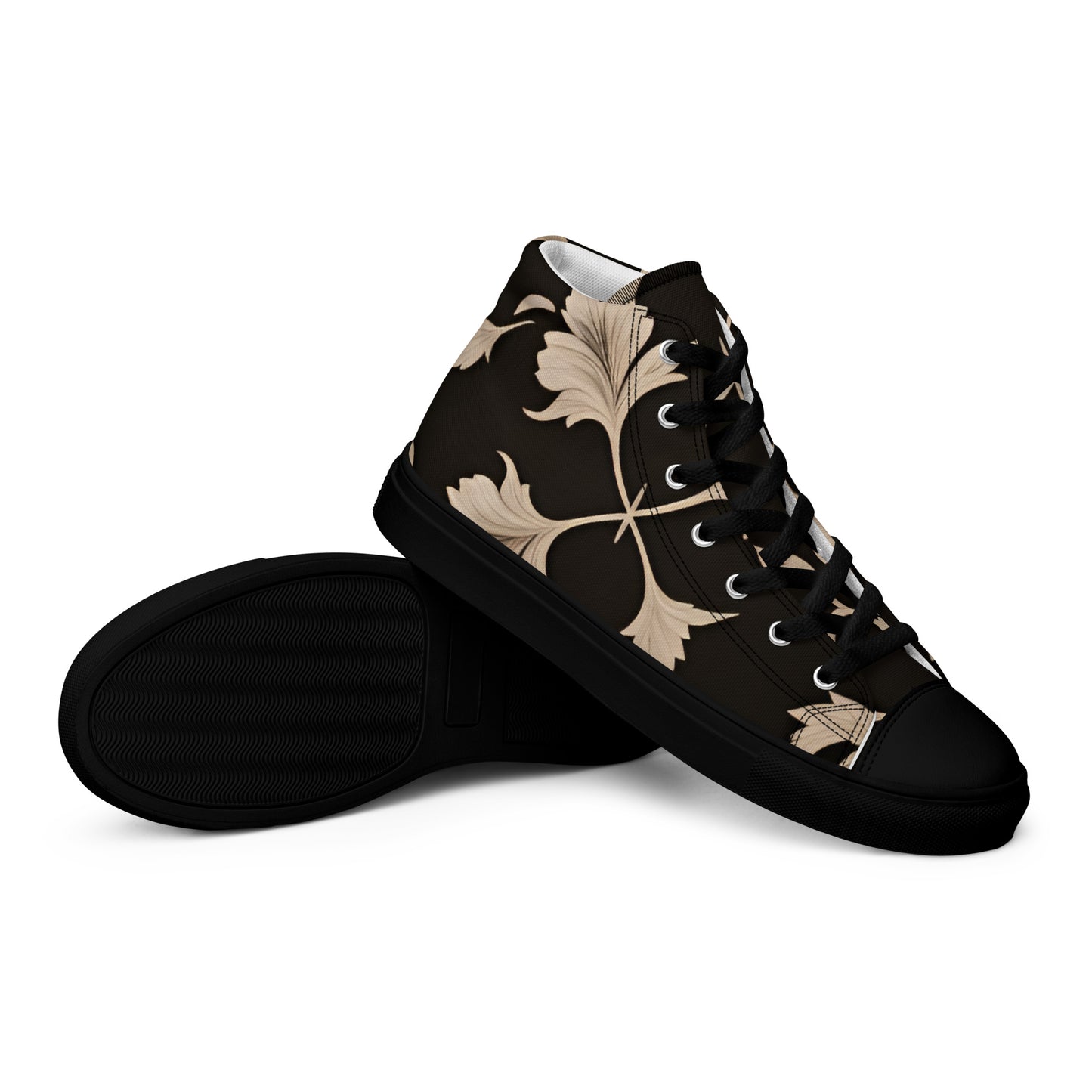 Men’s high top canvas shoes