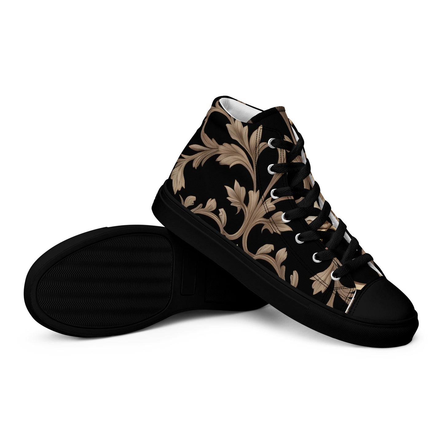 Men’s high top canvas shoes