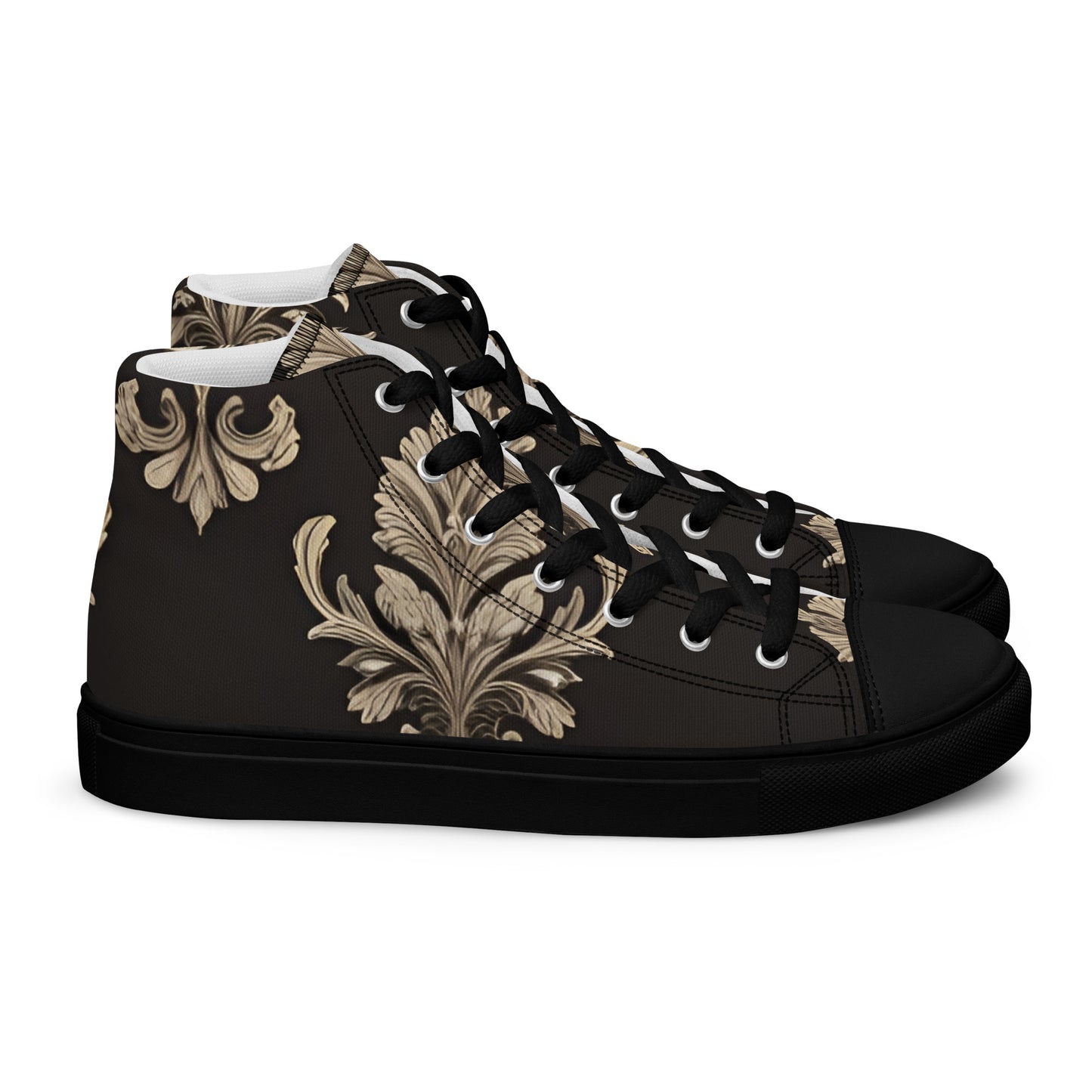 Men’s high top canvas shoes