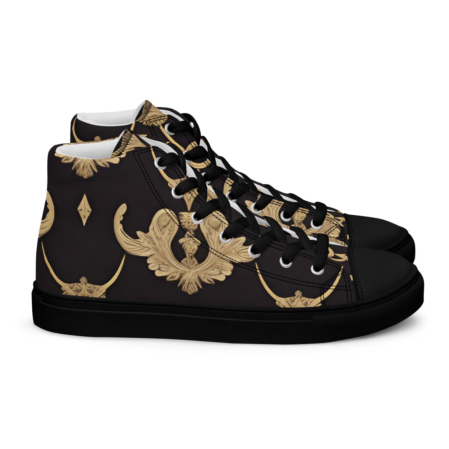 Men’s high top canvas shoes