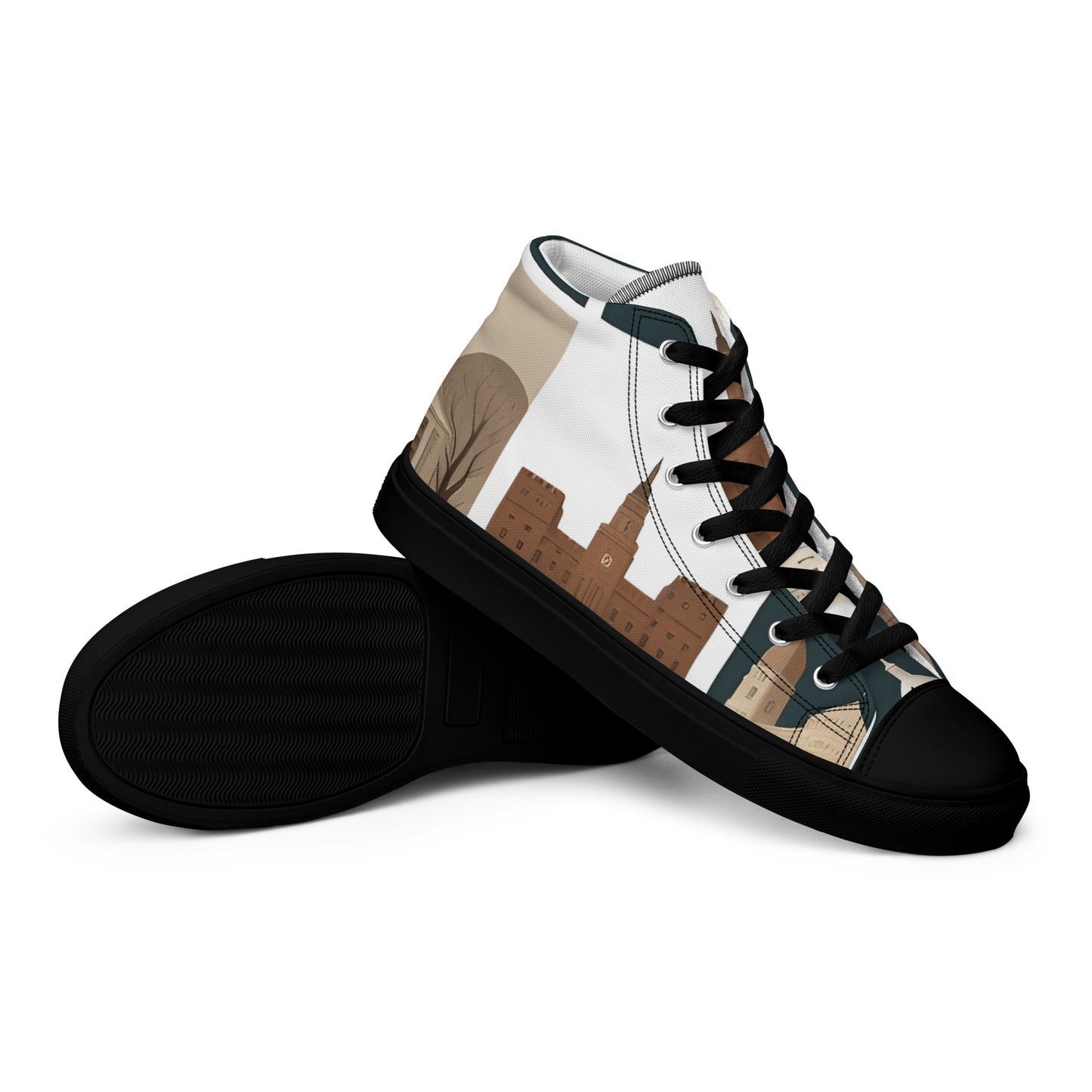 Men’s high top canvas shoes