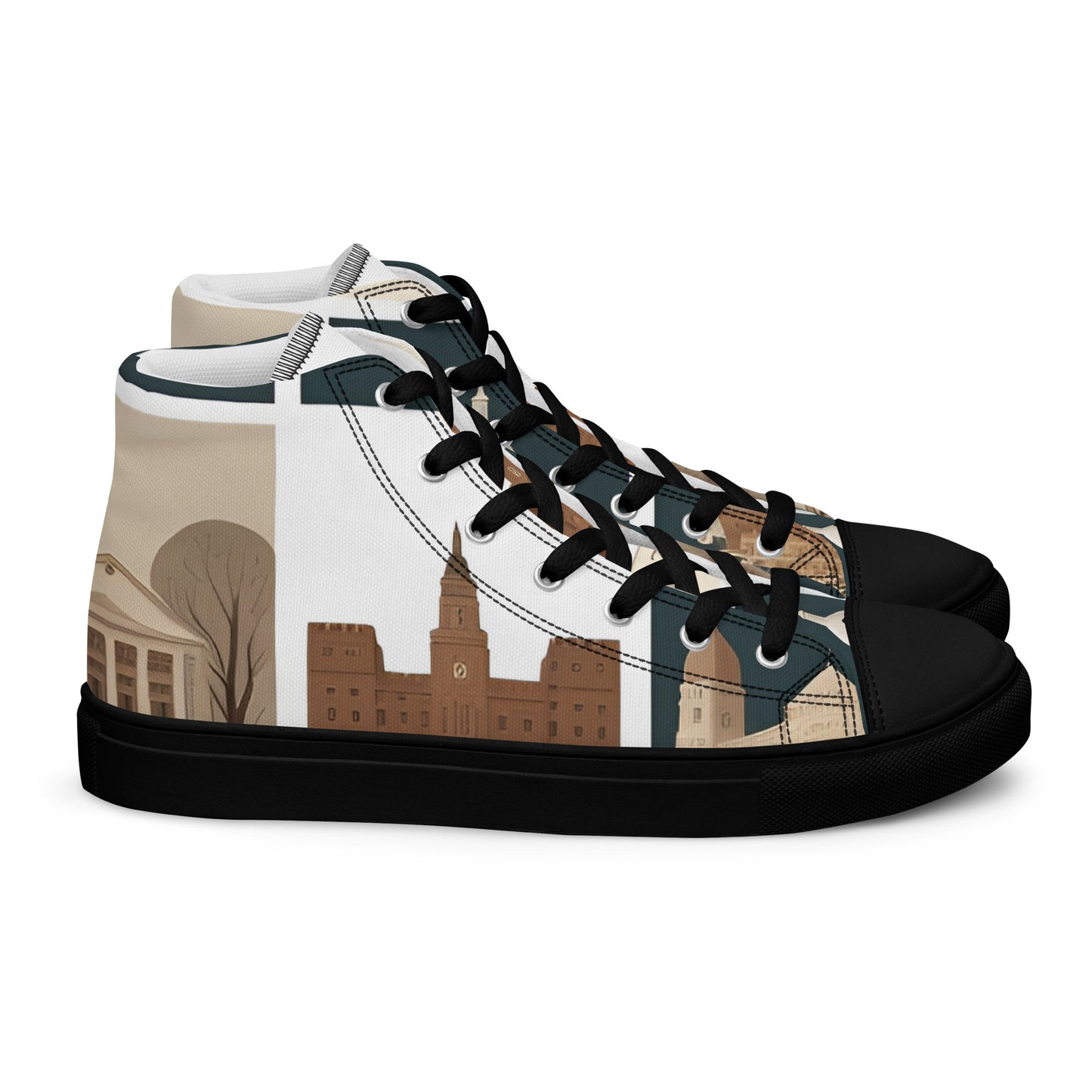 Men’s high top canvas shoes