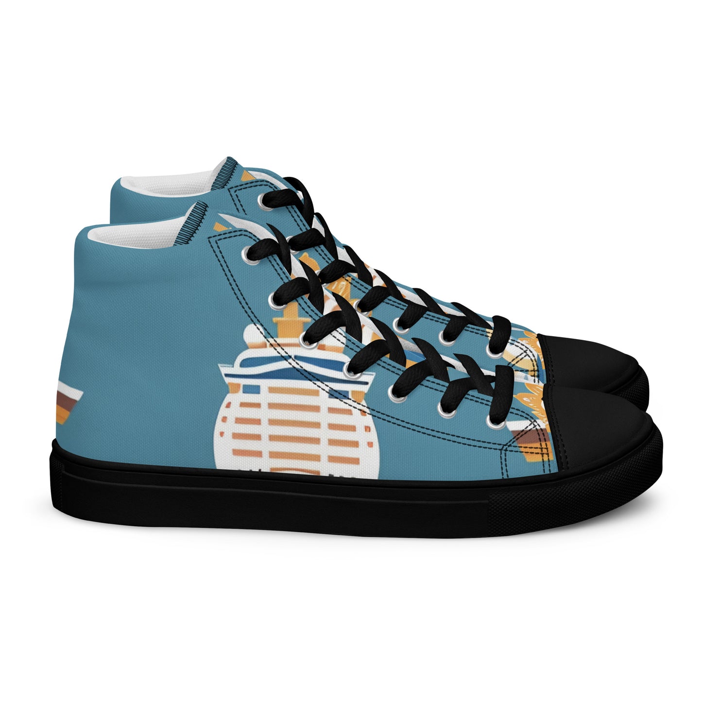 Men’s high top canvas shoes