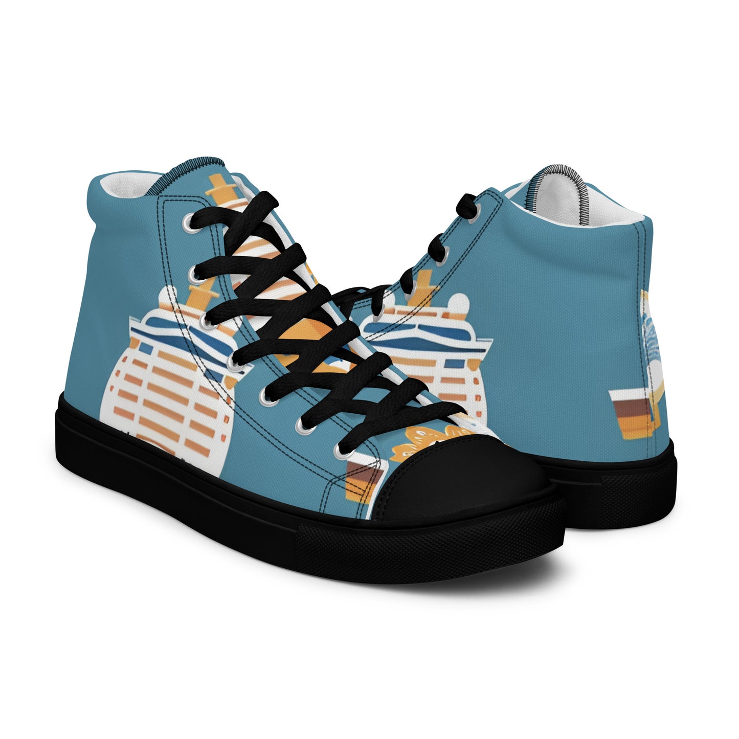 Men’s high top canvas shoes