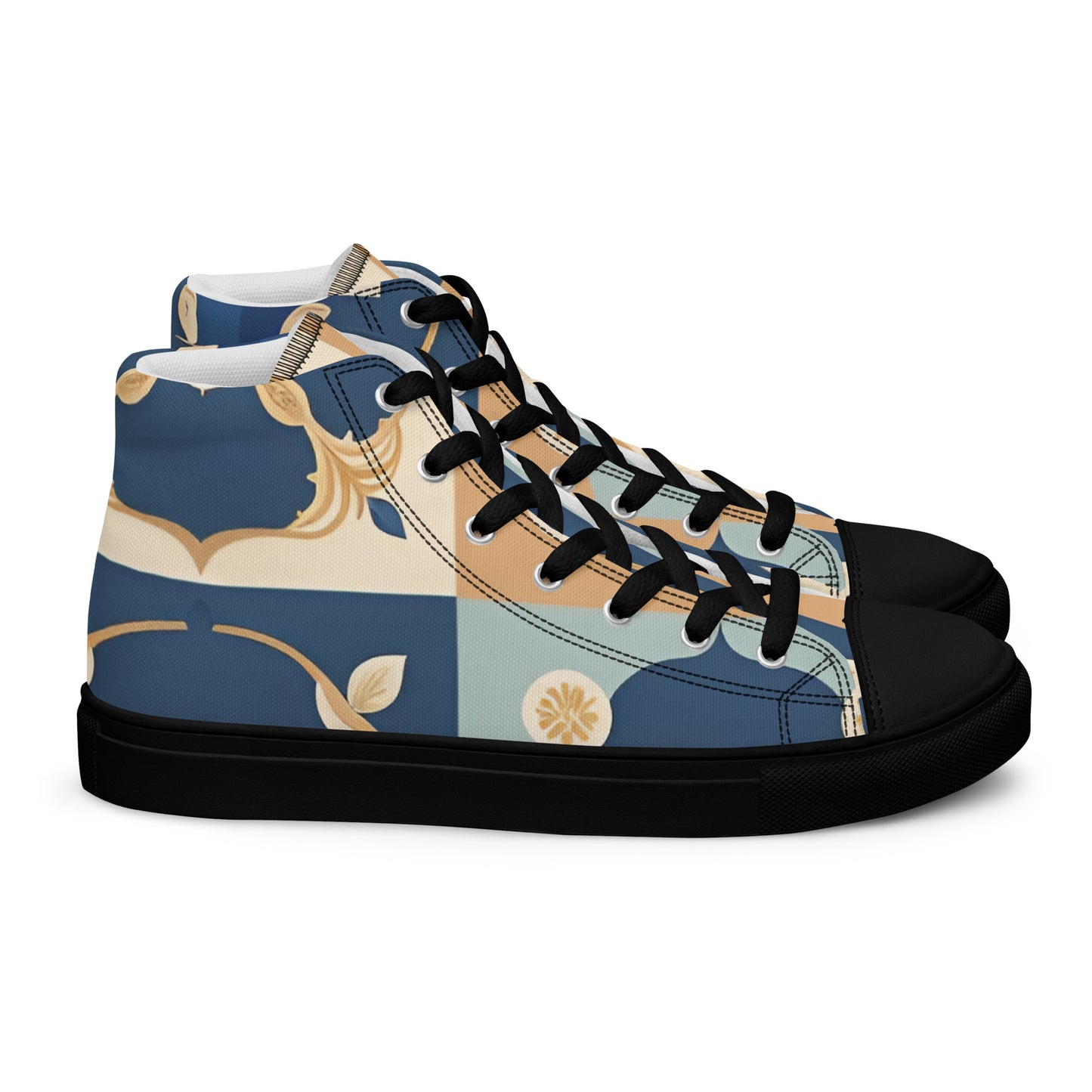 Men’s high top canvas shoes