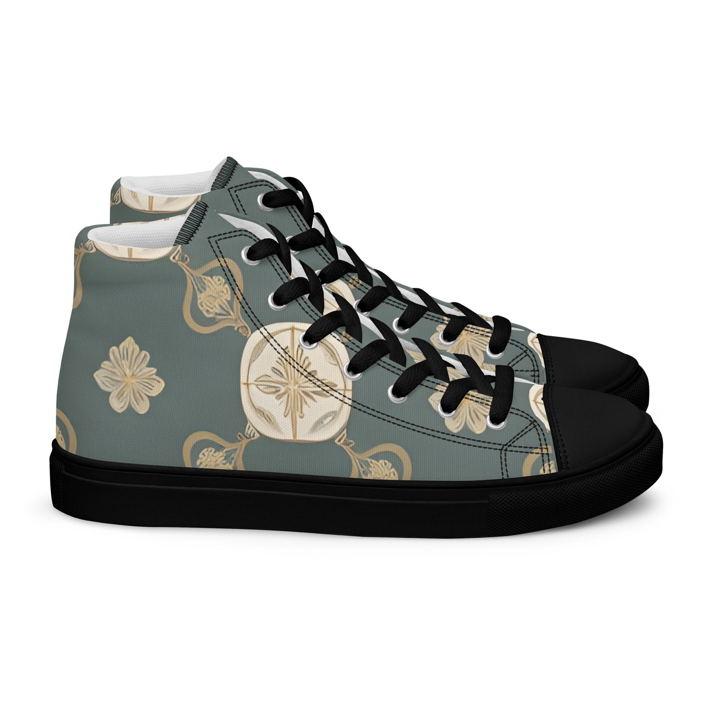 Men’s high top canvas shoes