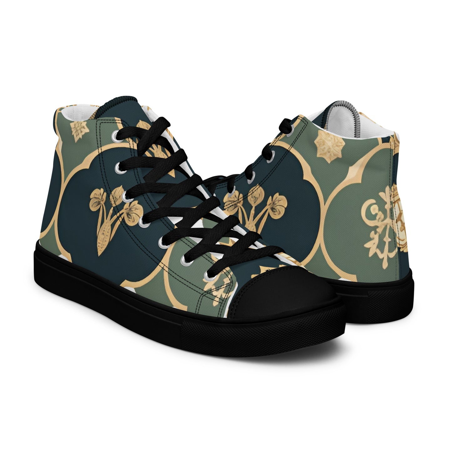 Men’s high top canvas shoes