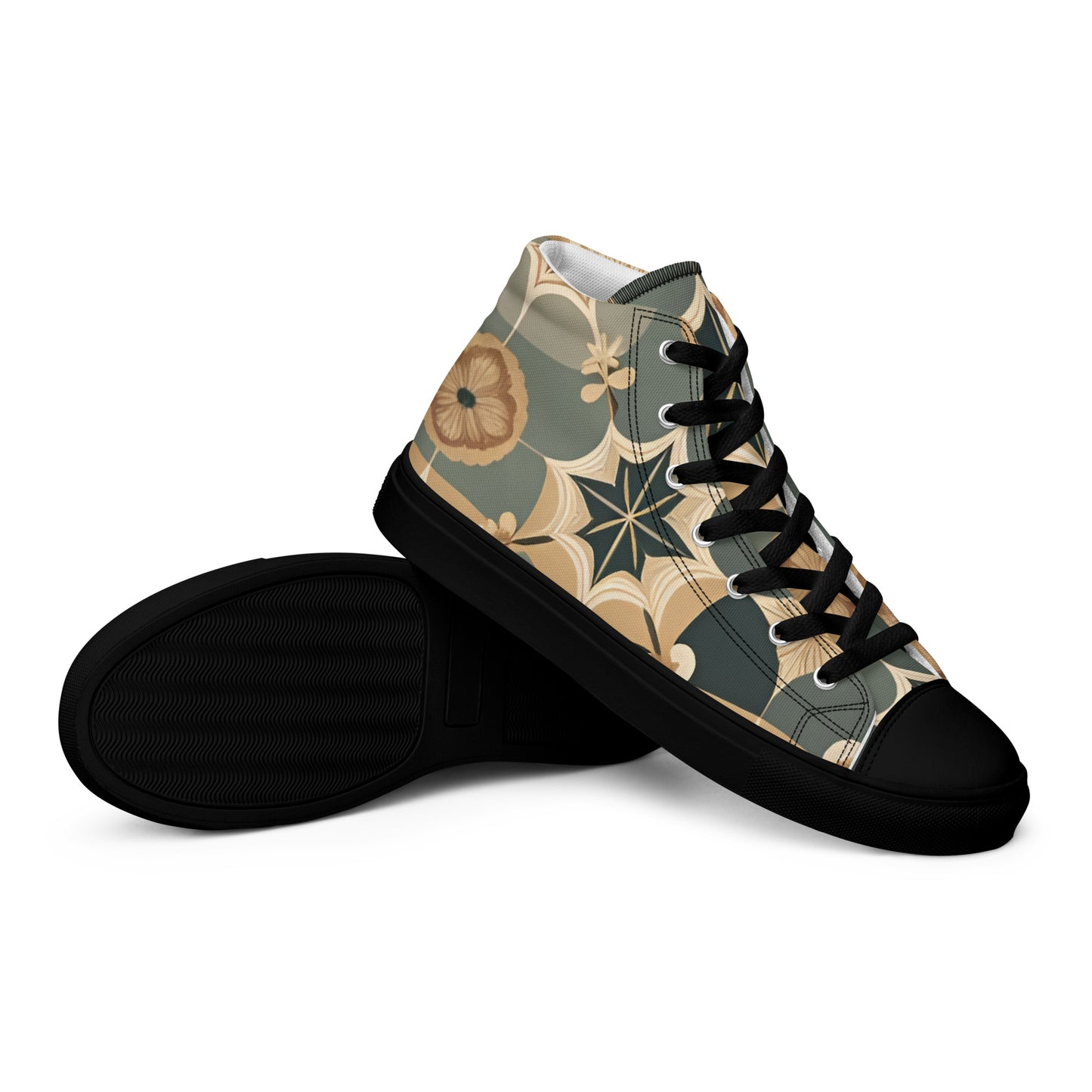 Men’s high top canvas shoes