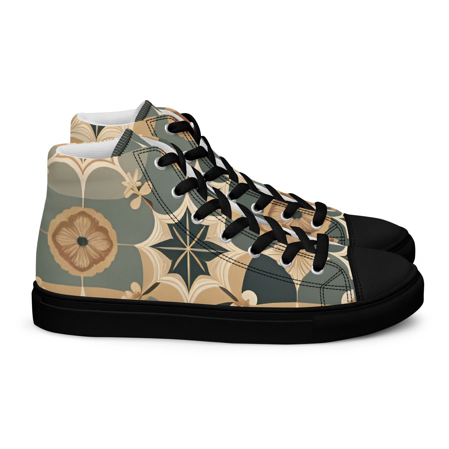 Men’s high top canvas shoes