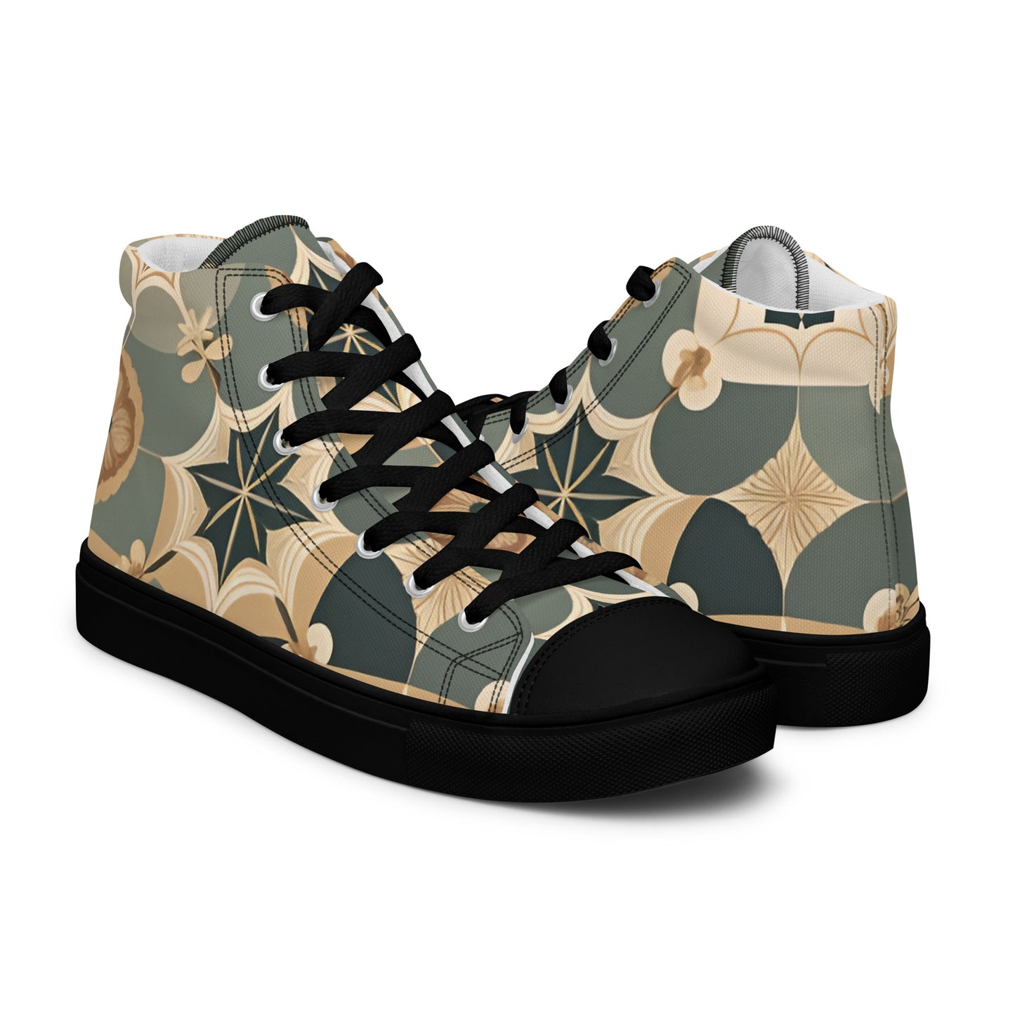 Men’s high top canvas shoes