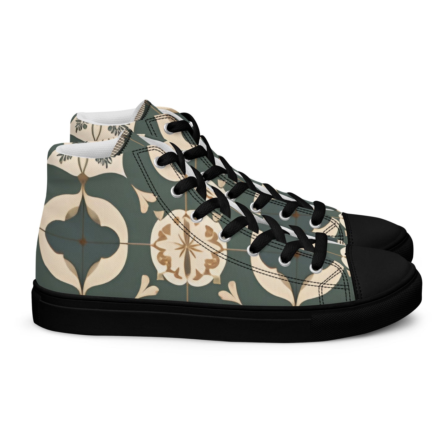 Men’s high top canvas shoes