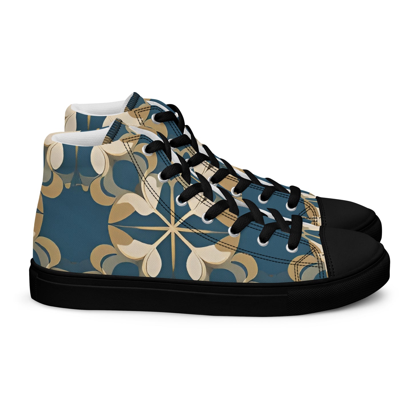 Men’s high top canvas shoes