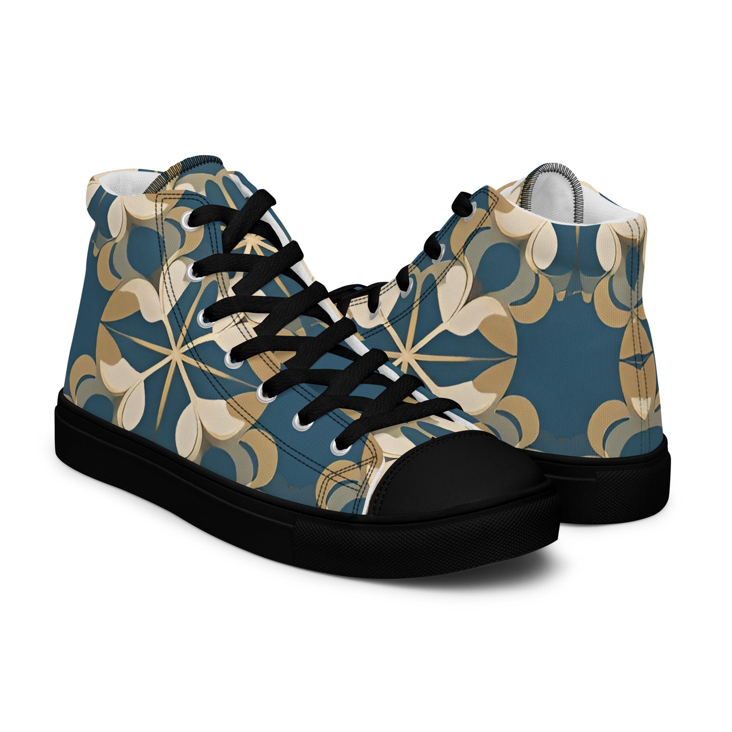 Men’s high top canvas shoes