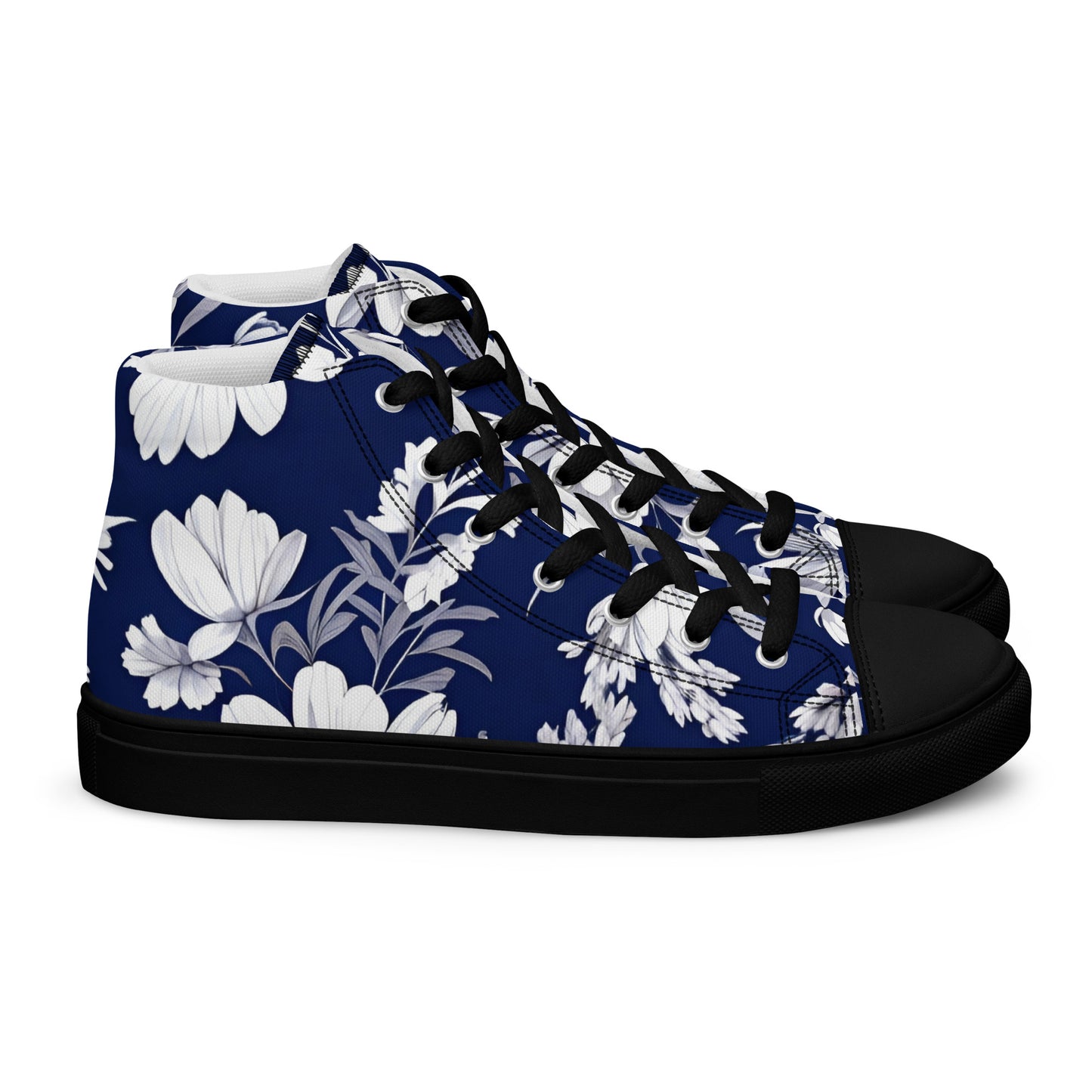 Men’s high top canvas shoes