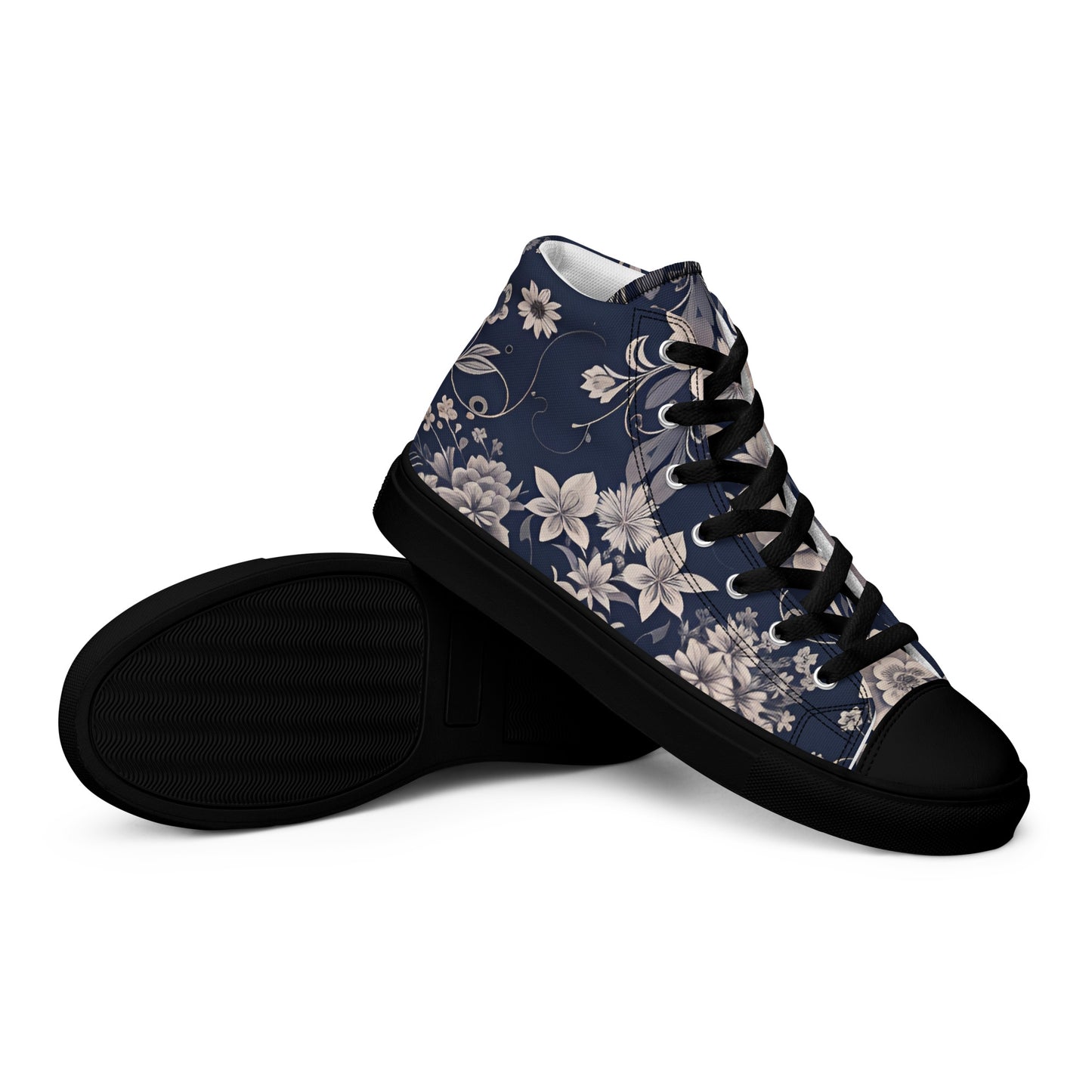 Men’s high top canvas shoes