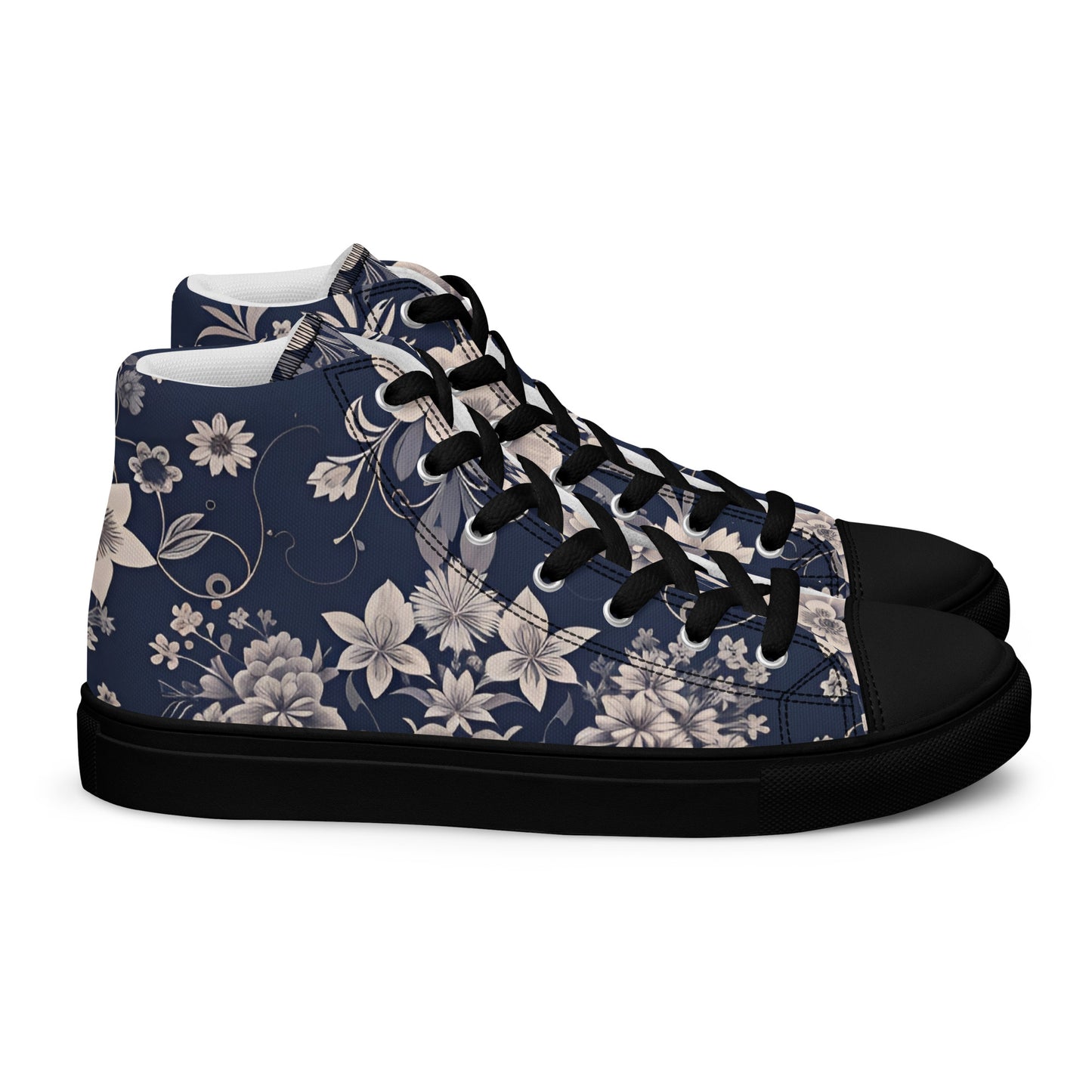 Men’s high top canvas shoes