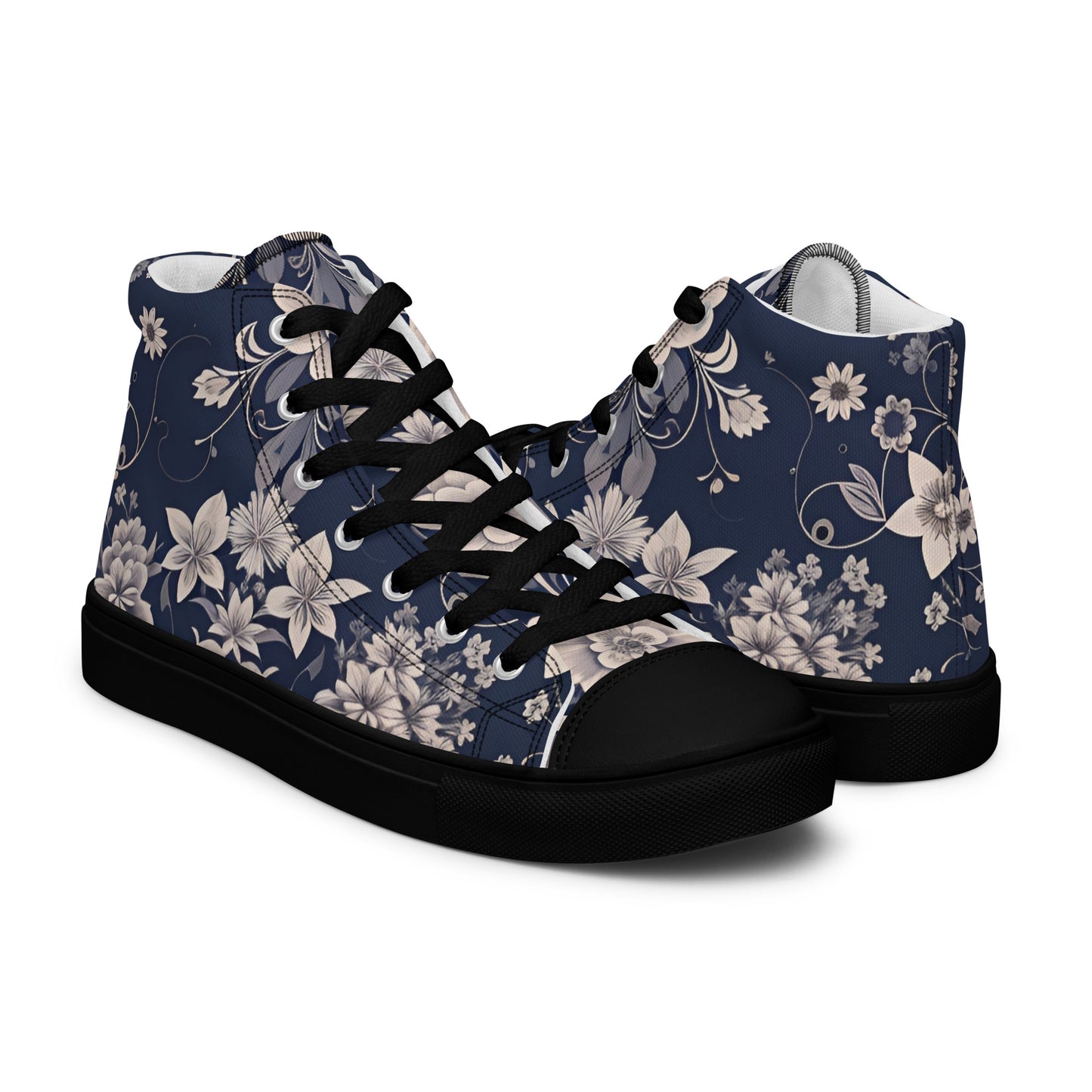 Men’s high top canvas shoes