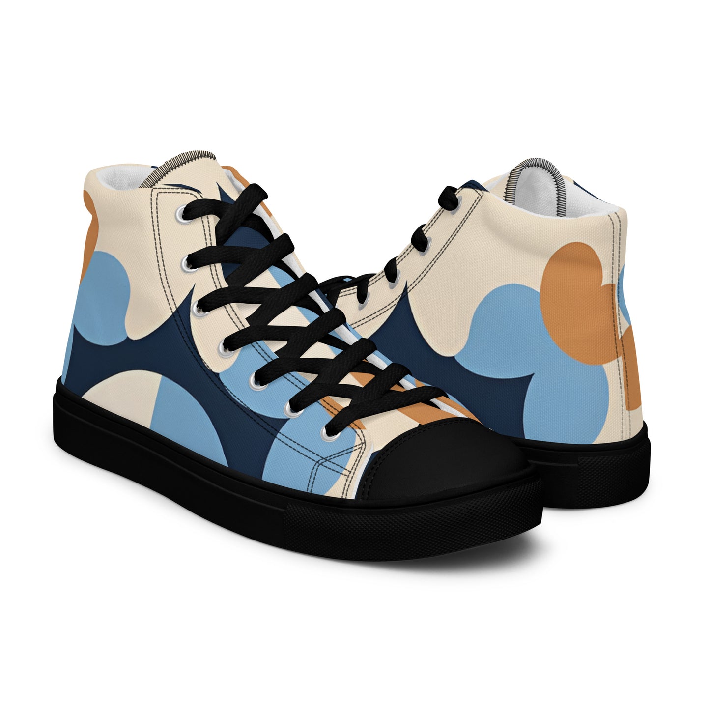 Men’s high top canvas shoes