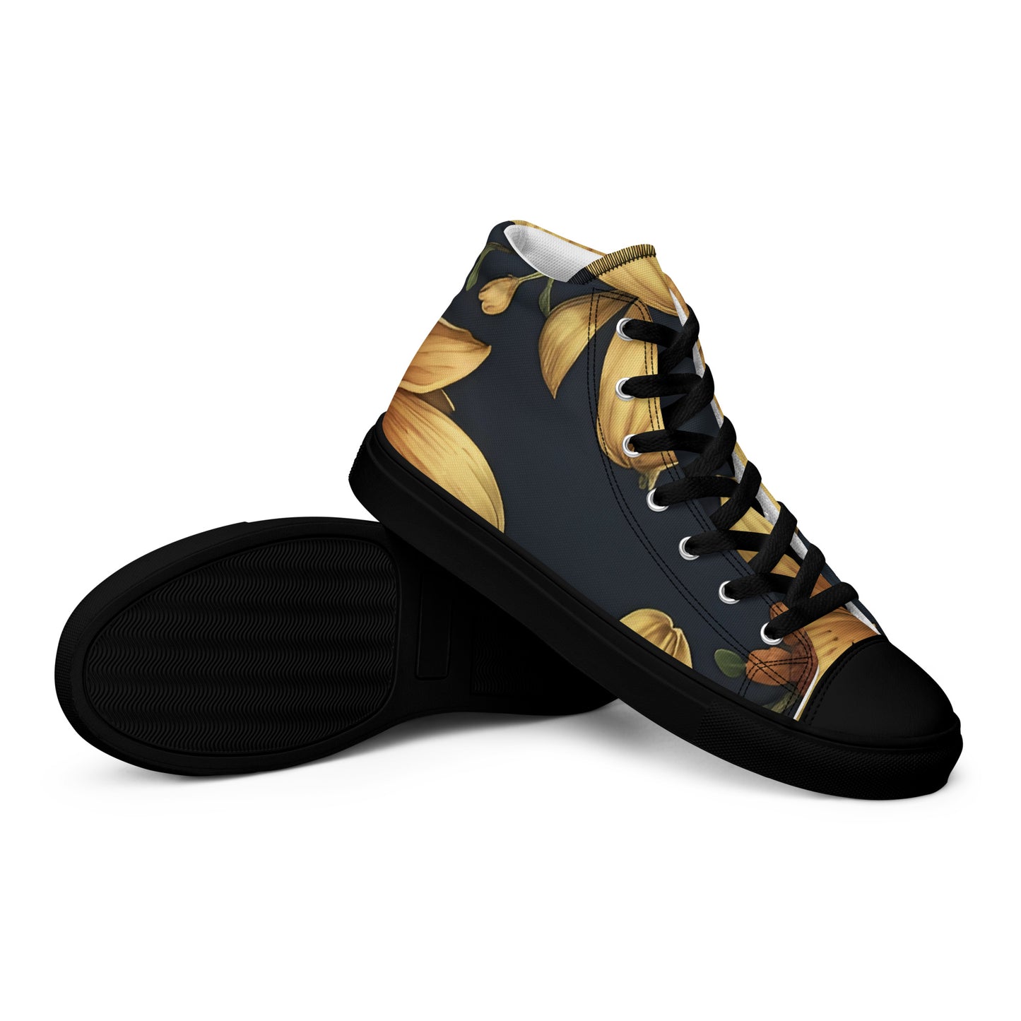 Men’s high top canvas shoes