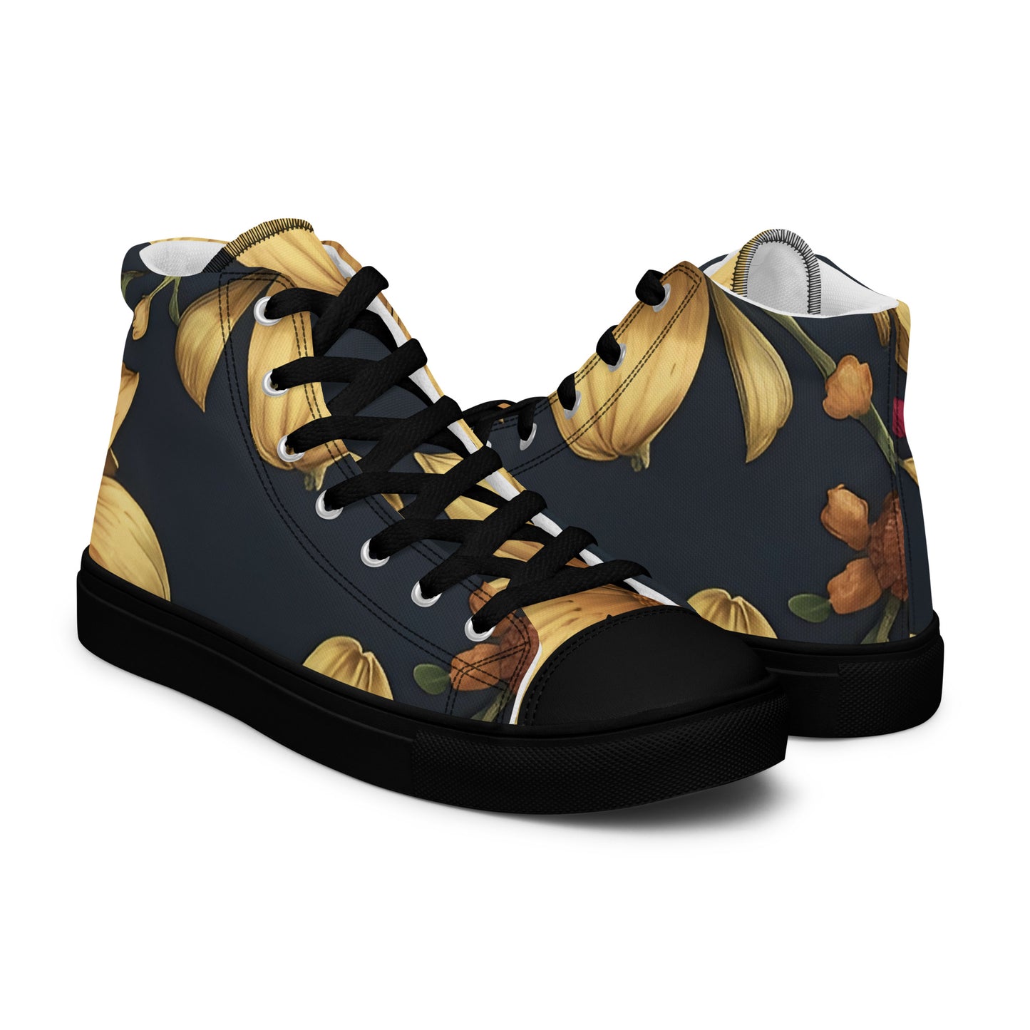 Men’s high top canvas shoes