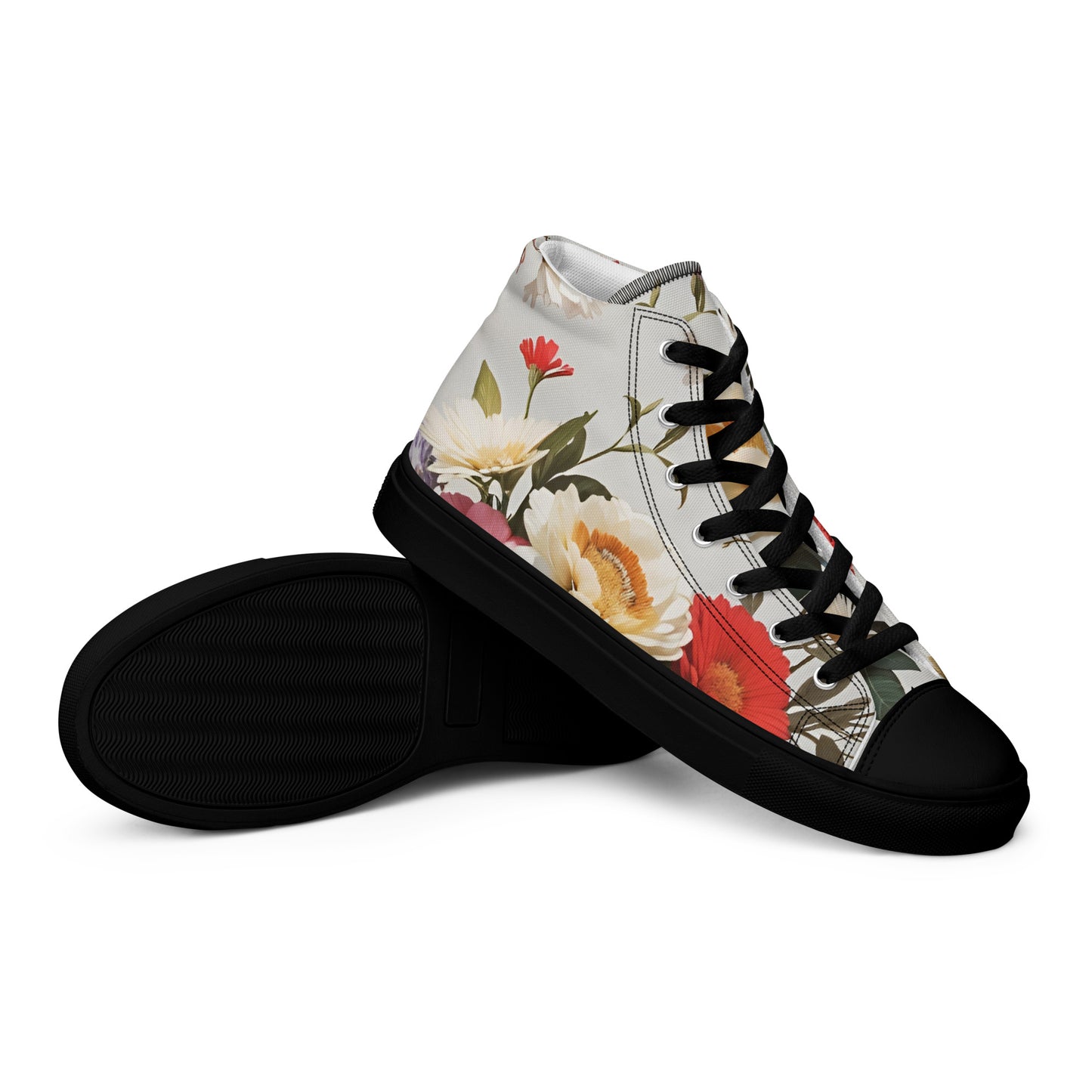 Men’s high top canvas shoes