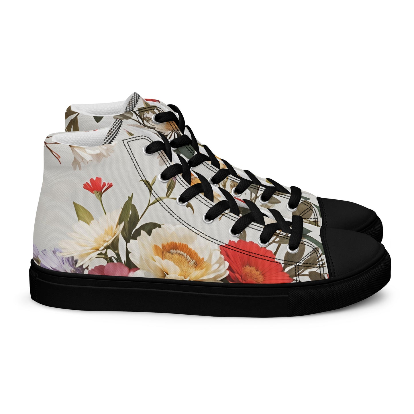 Men’s high top canvas shoes