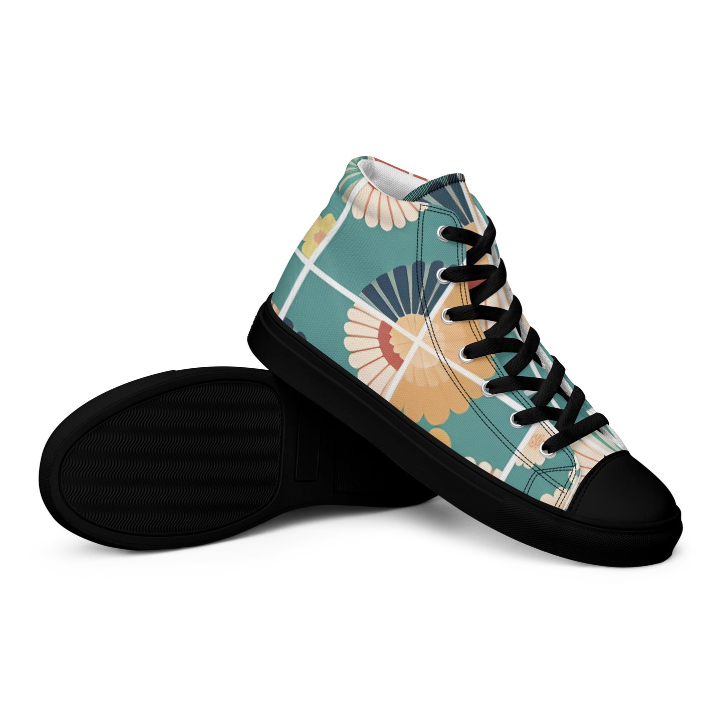 Men’s high top canvas shoes