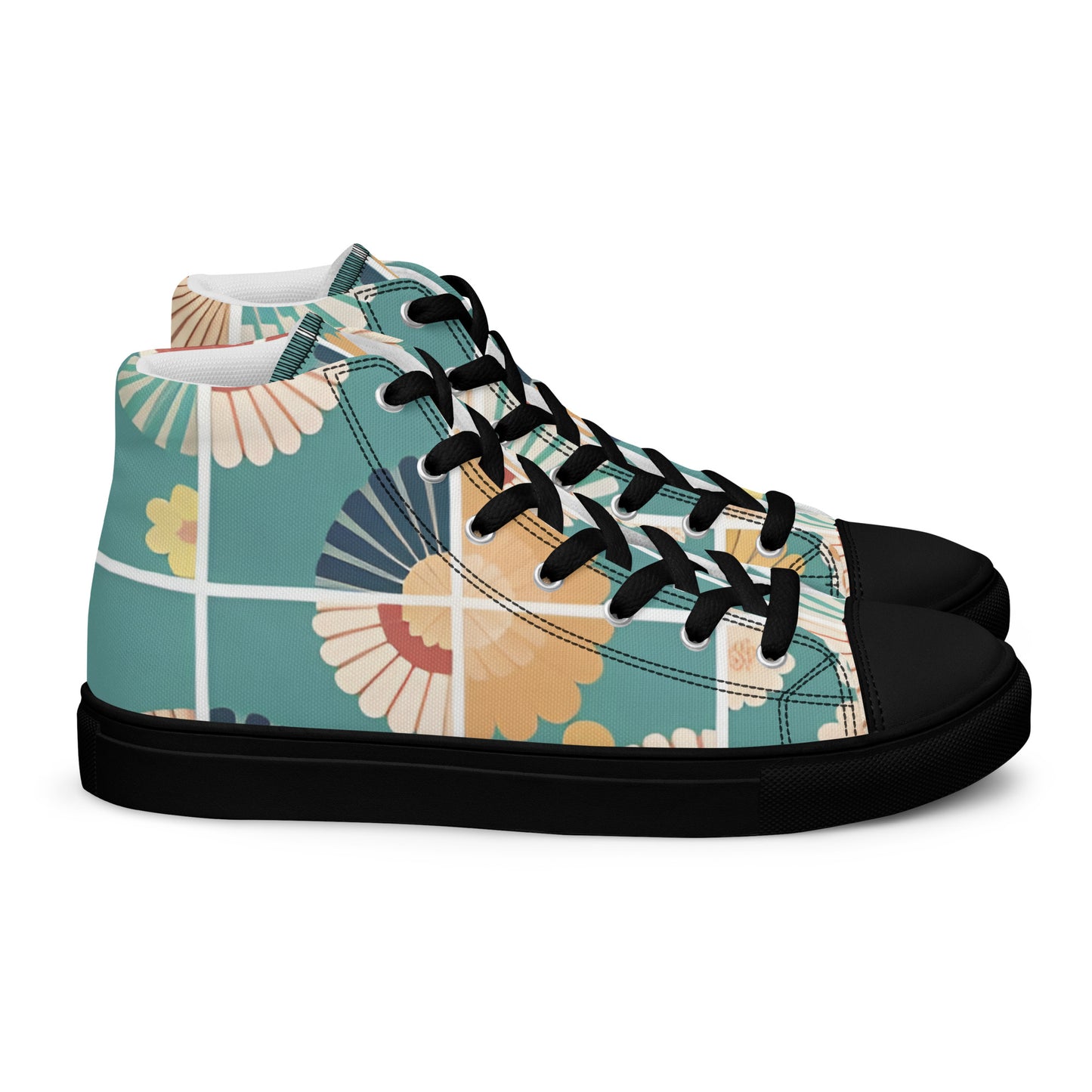 Men’s high top canvas shoes