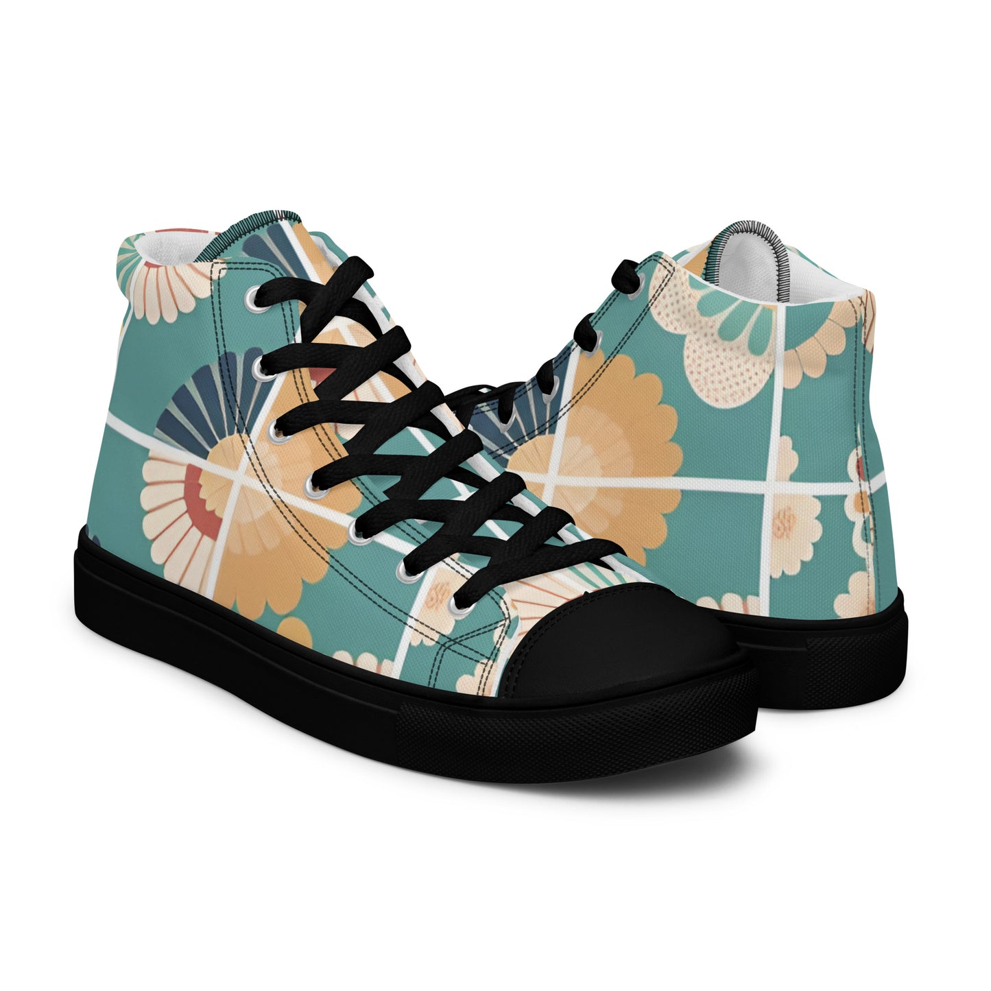 Men’s high top canvas shoes