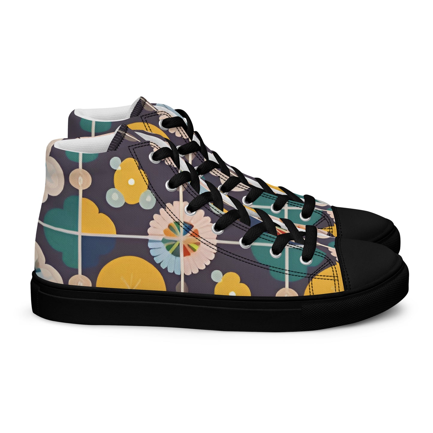 Men’s high top canvas shoes