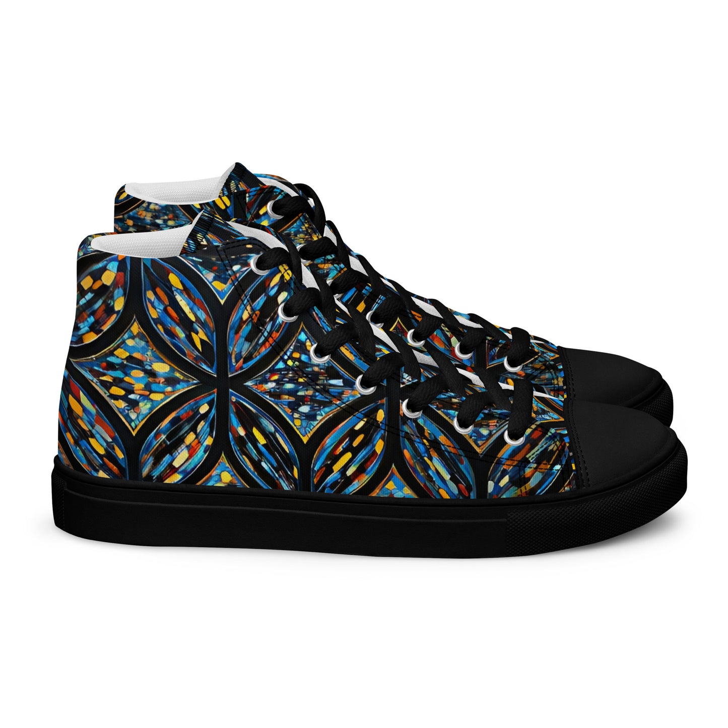 Men’s high top canvas shoes