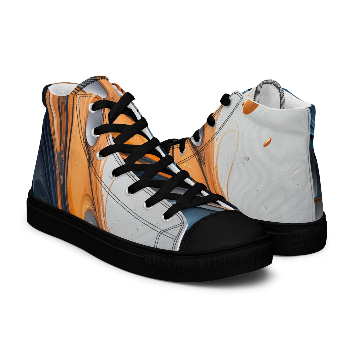 Men’s high top canvas shoes