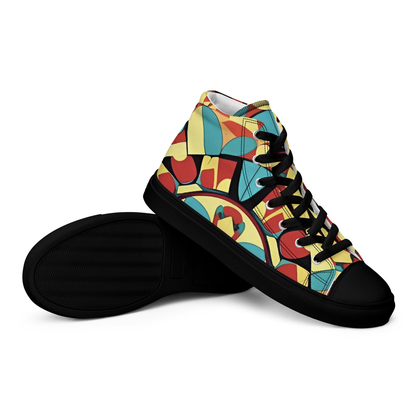 Men’s high top canvas shoes