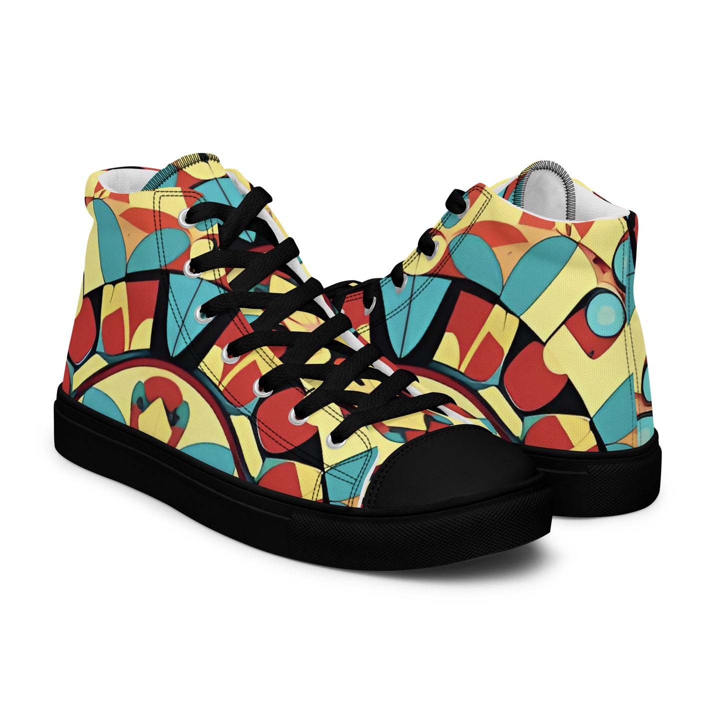 Men’s high top canvas shoes