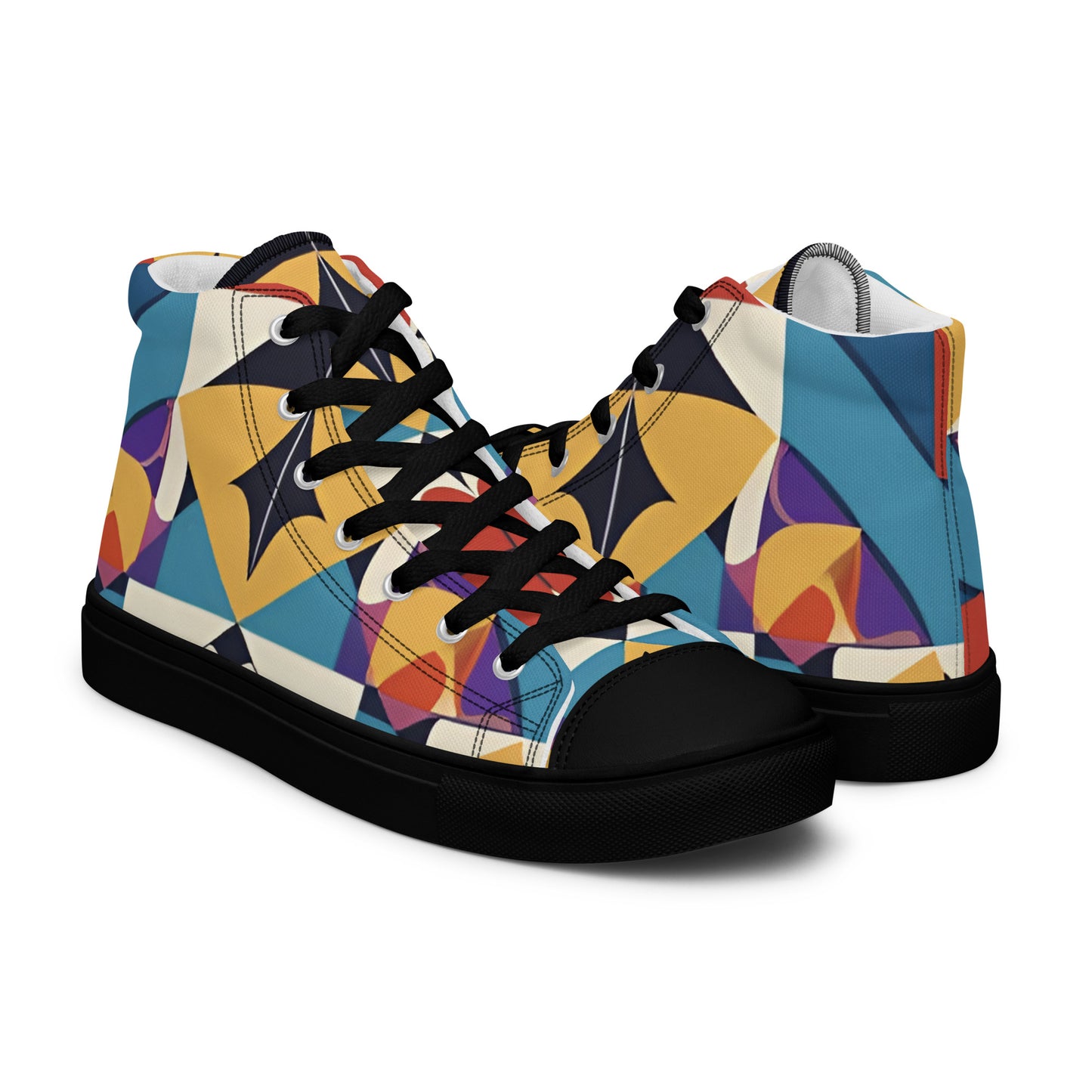 Men’s high top canvas shoes