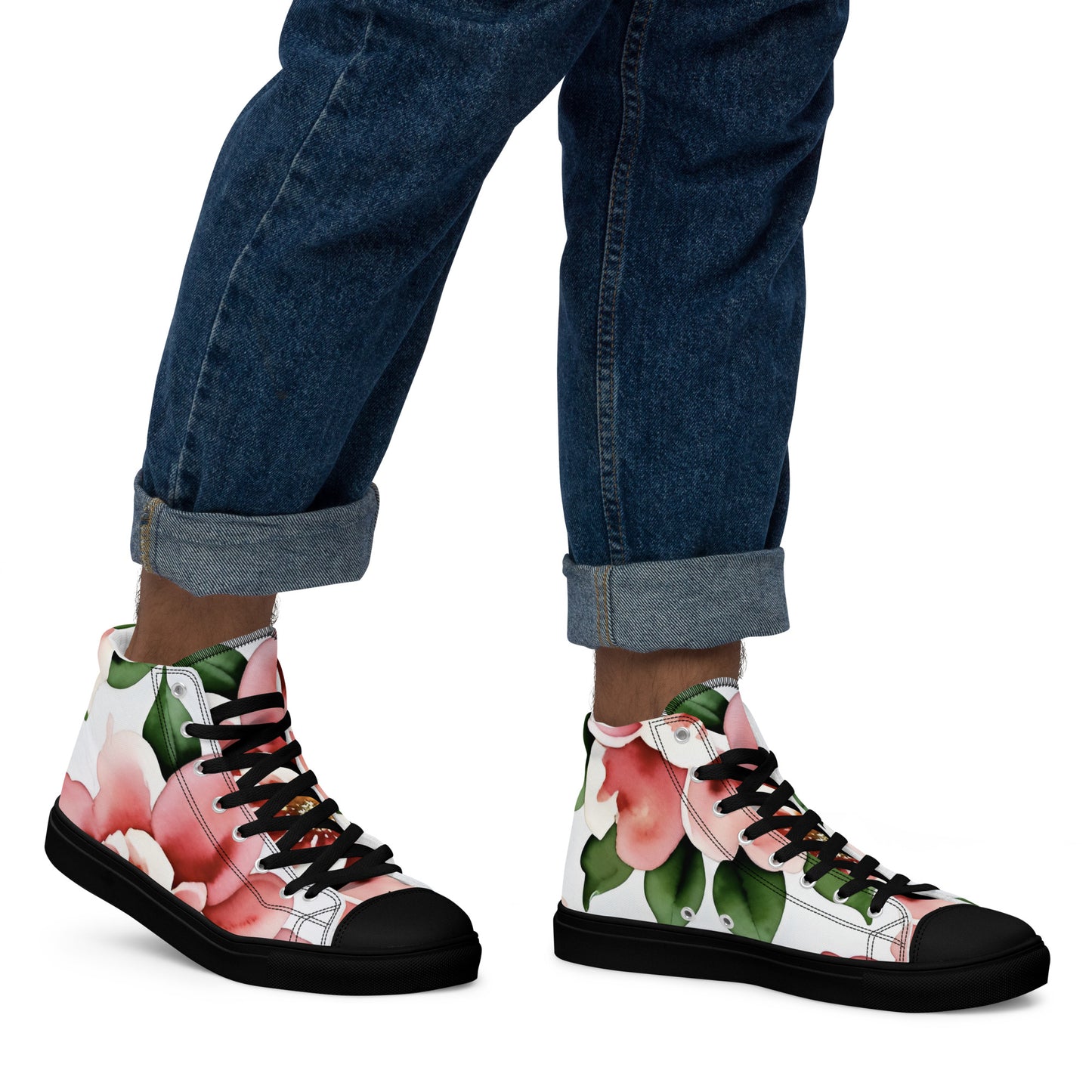 Men’s high top canvas shoes