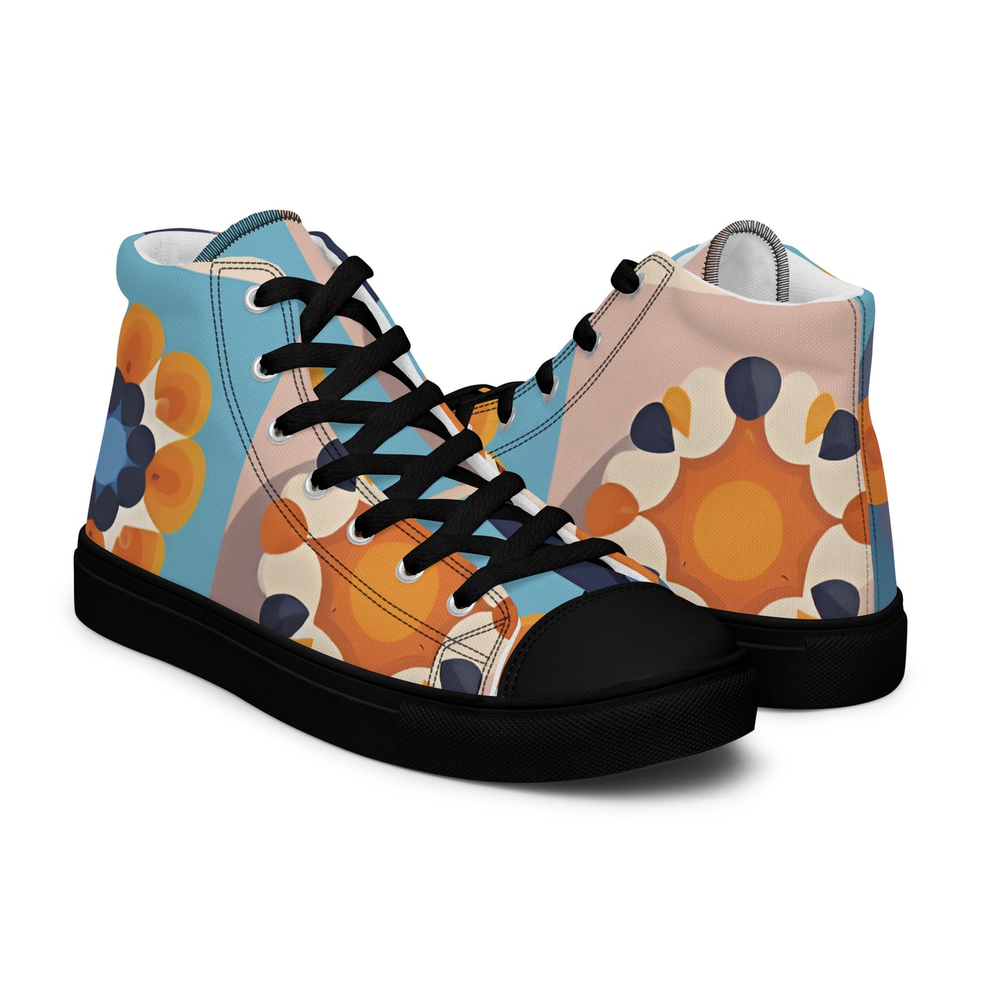 Men’s high top canvas shoes